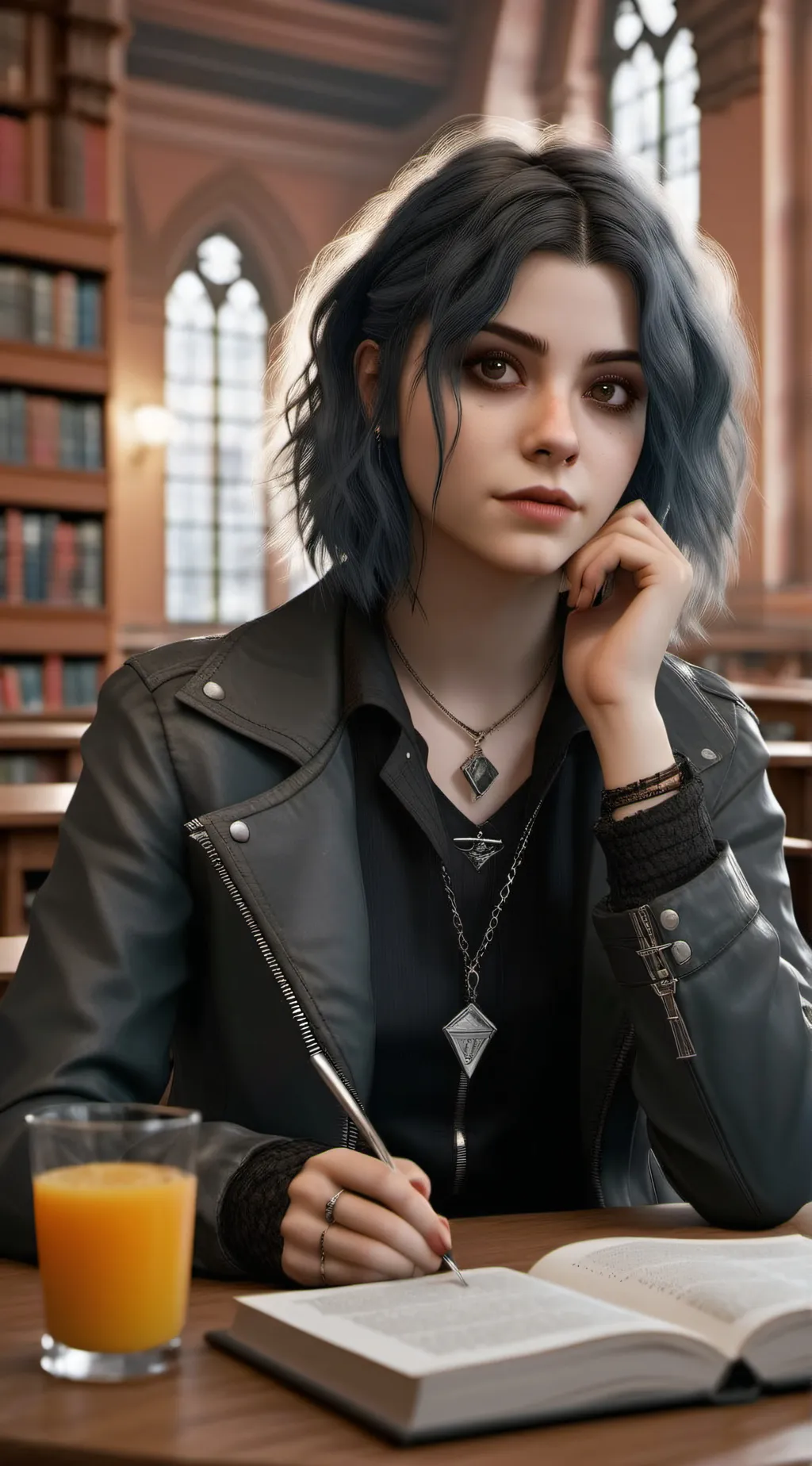 ai character: Allison  background