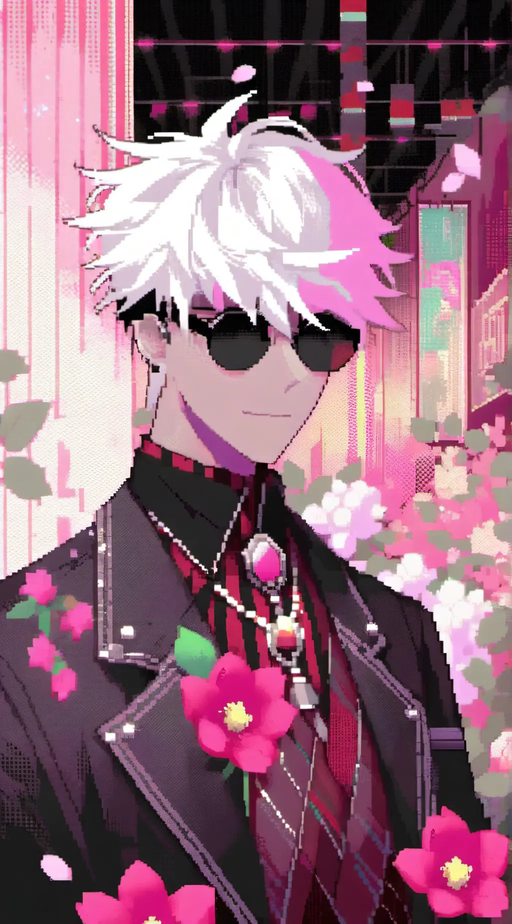 ai character: Gojo Satoru/jjk background