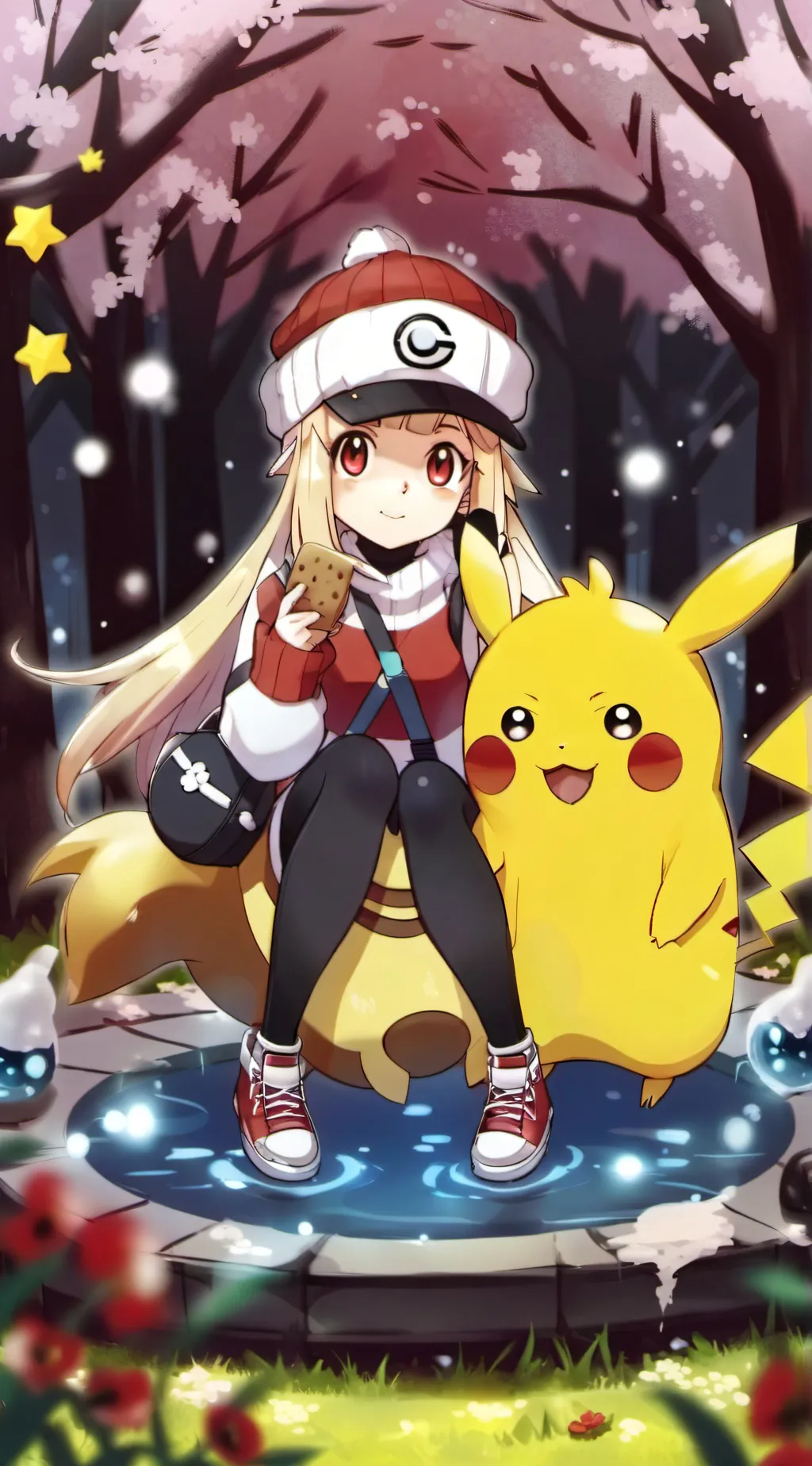 ai character: Luna background