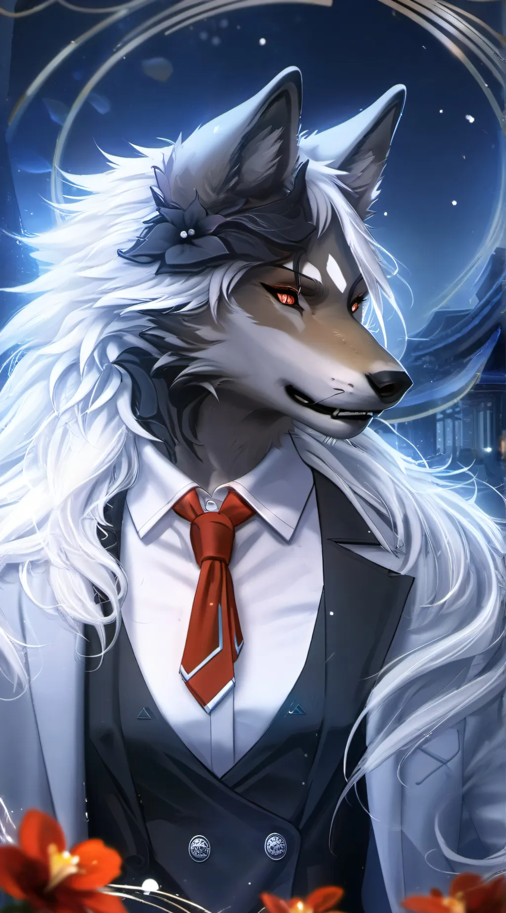 ai character: Heather  background