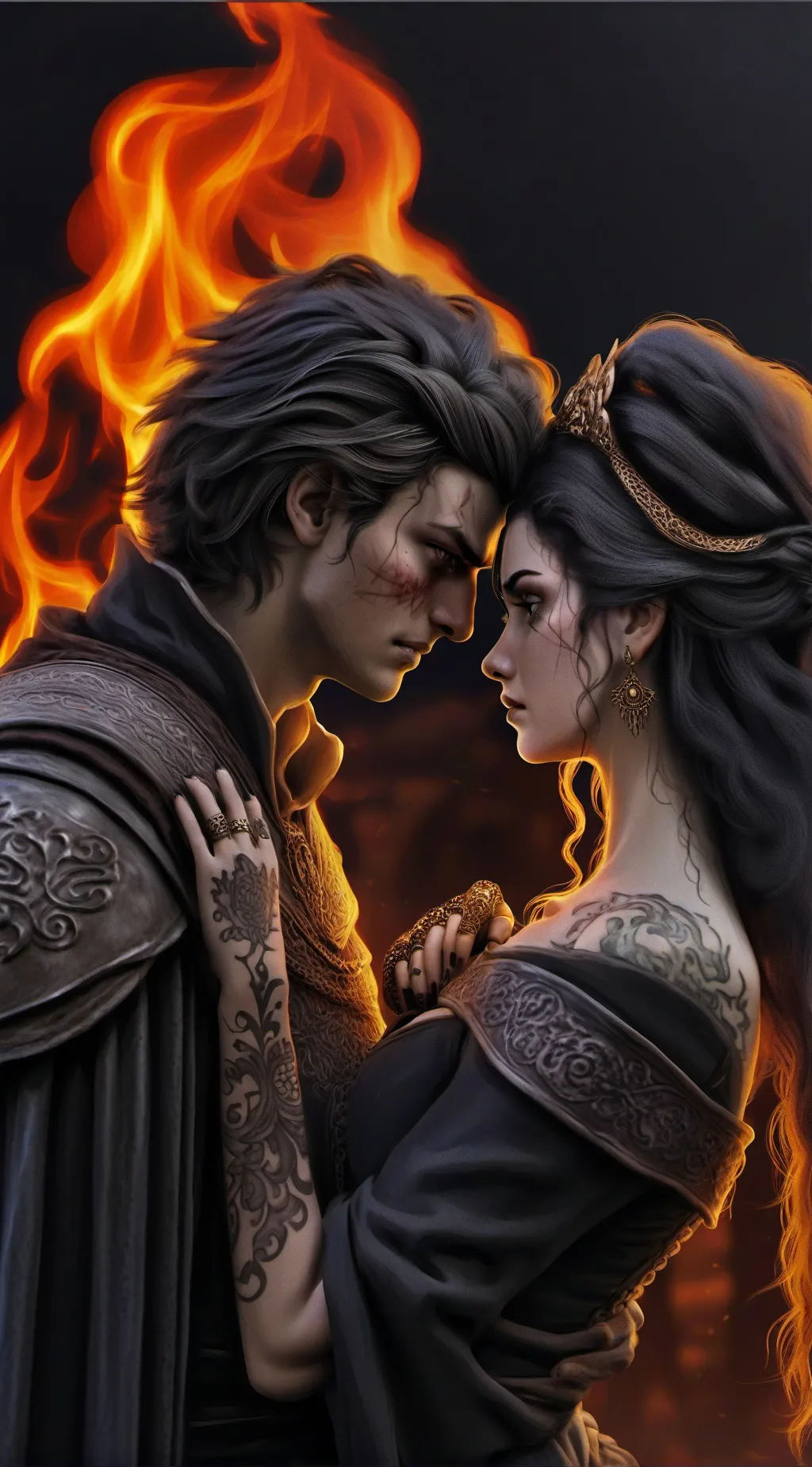 ai character: mattheo riddle background