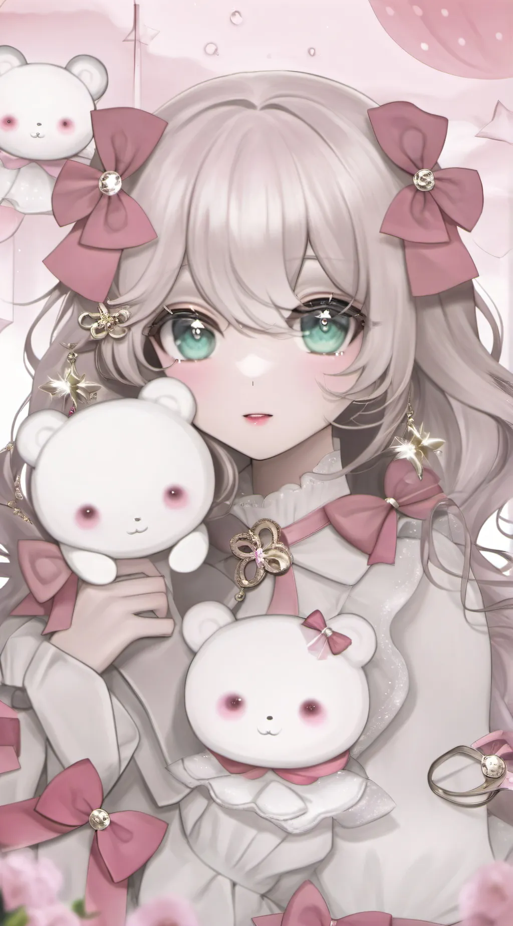 ai character: Crystal  background