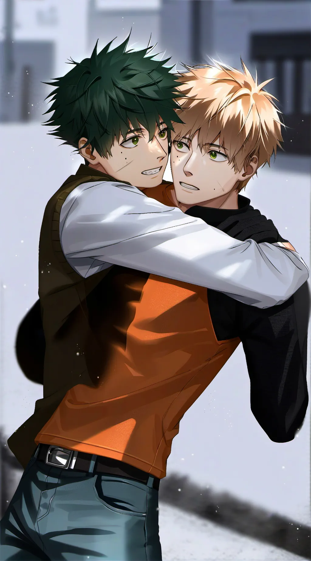 ai character: bakudeku background