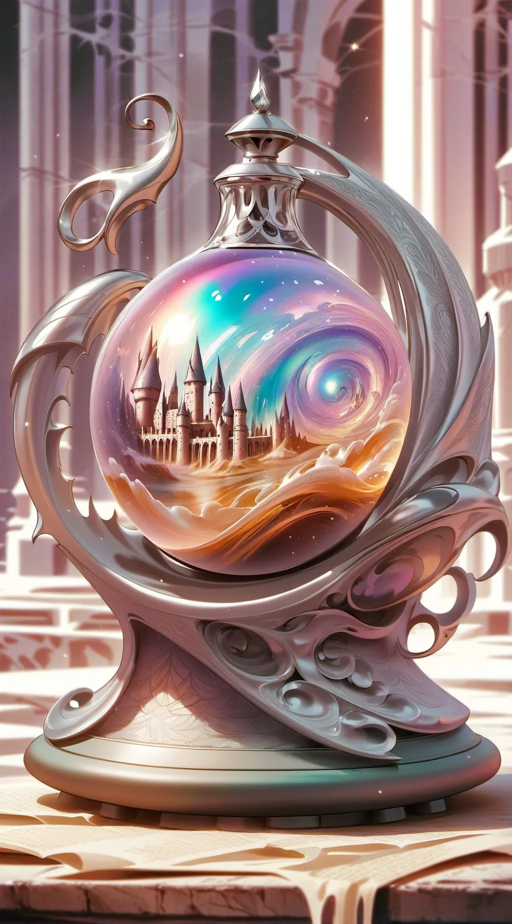 ai character: Hogwarts background