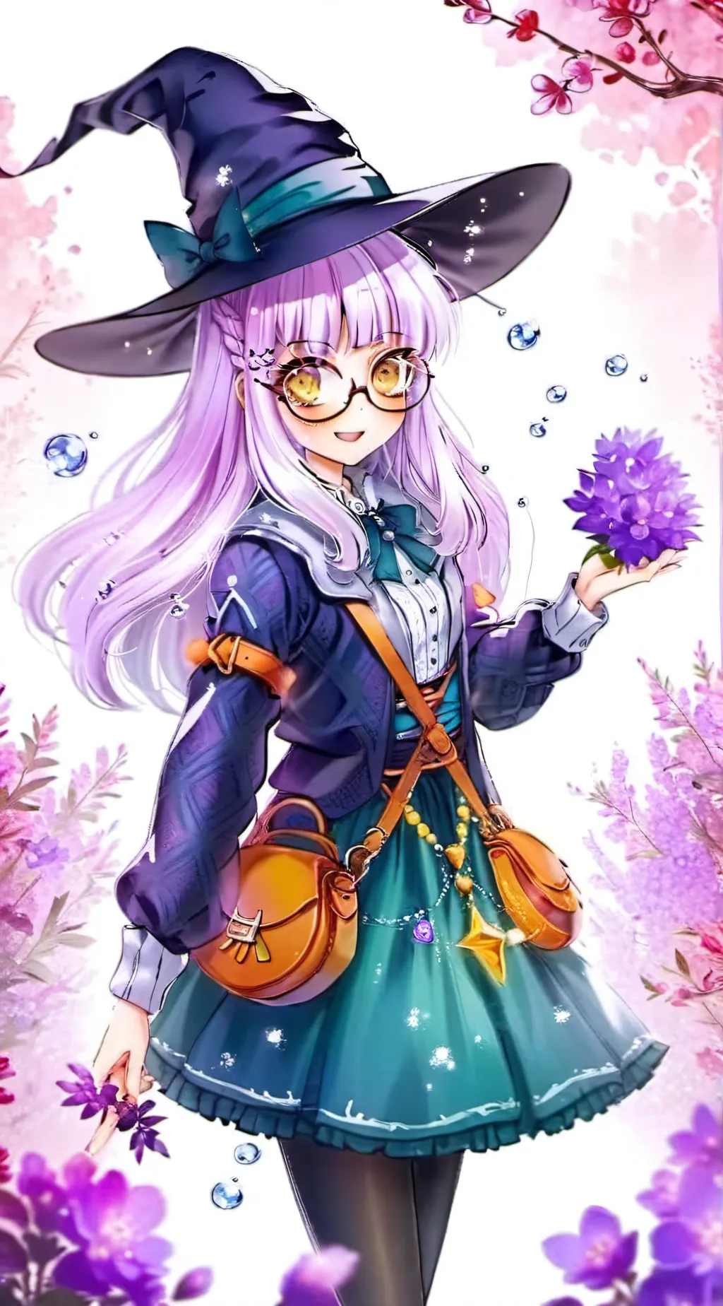 ai character: Witch lady background