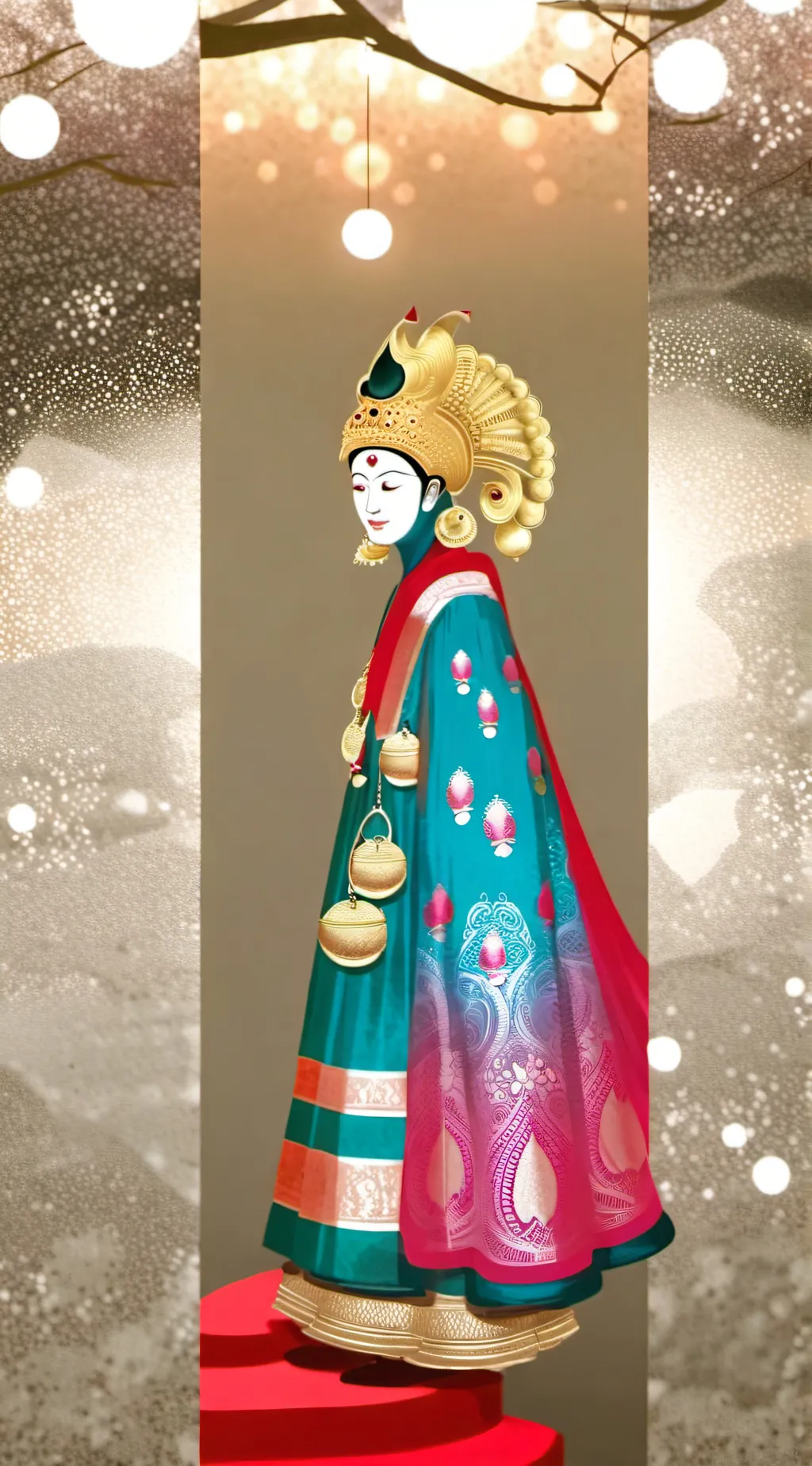 ai character: The rizz Queen background