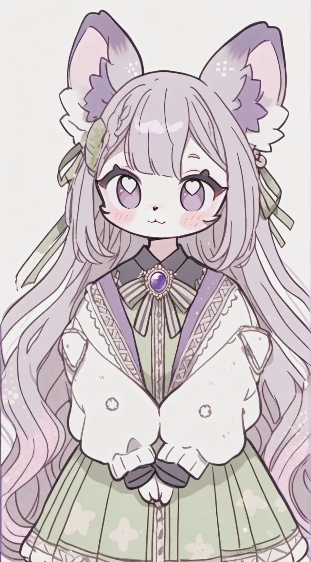 ai character: furry background