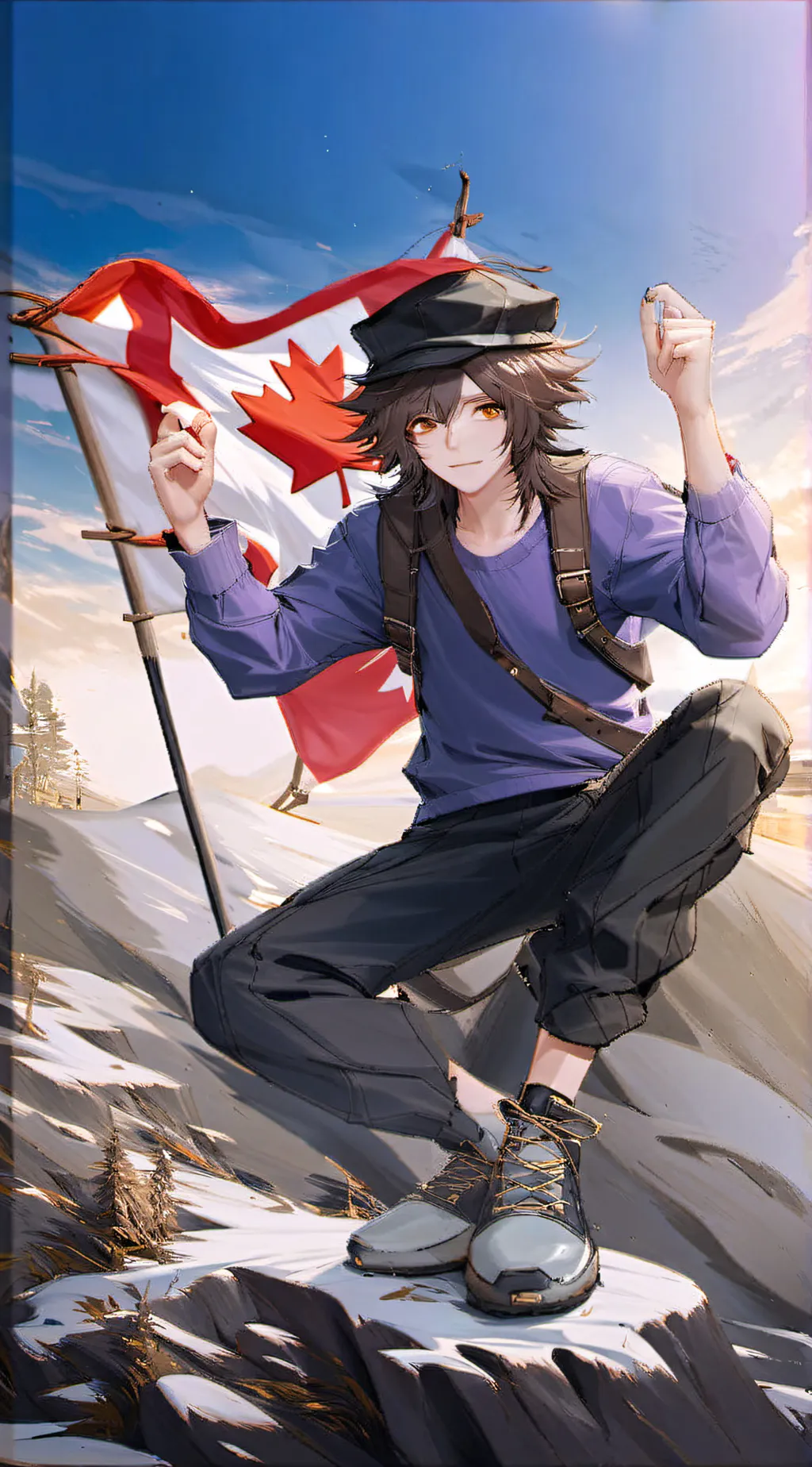 ai character: UglyBurger0 background