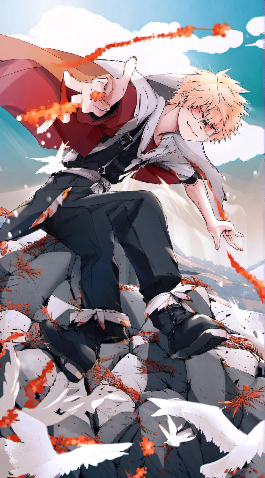ai character: Bakugo background