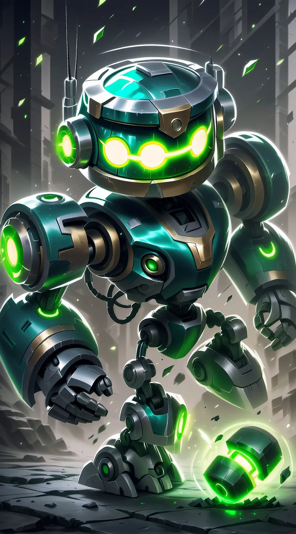 ai character: Rapp Robott background