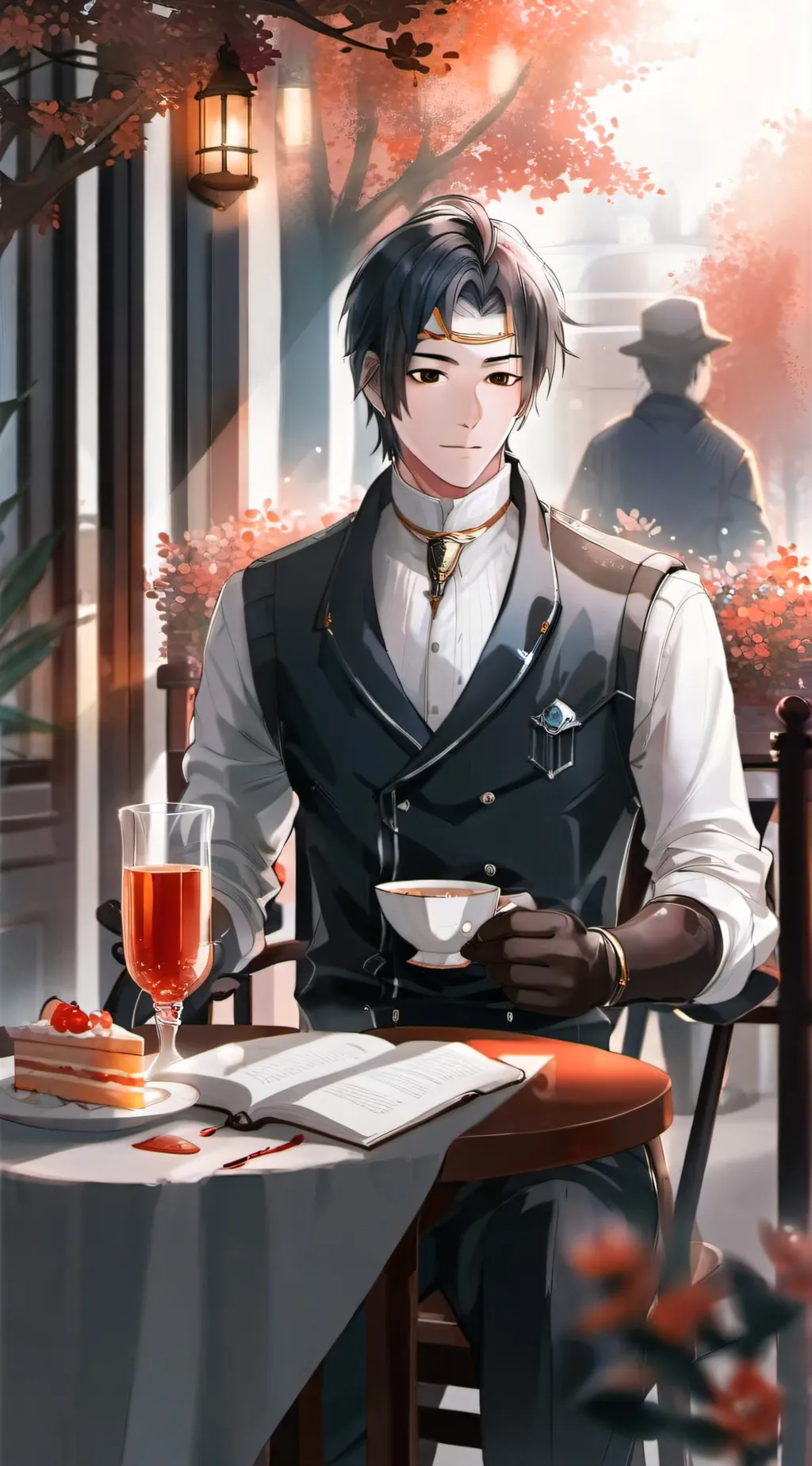 ai character: sasuke background