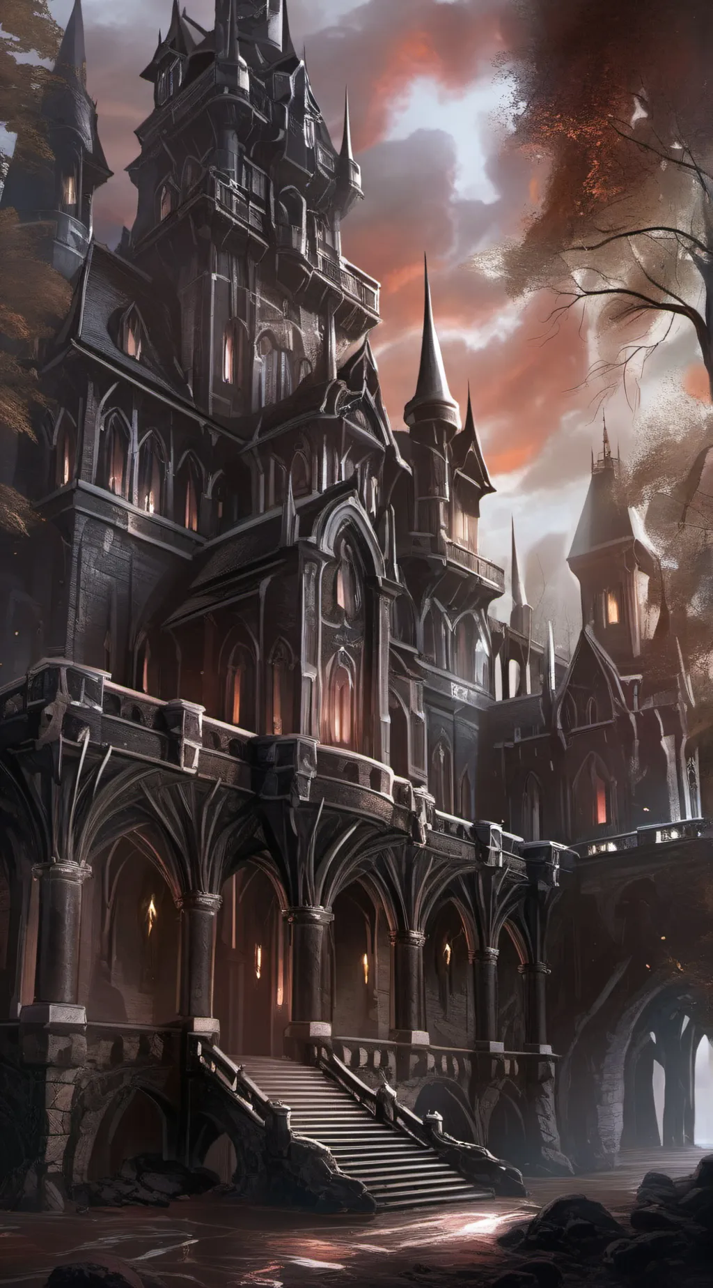 ai character: Castle Blackwood  background