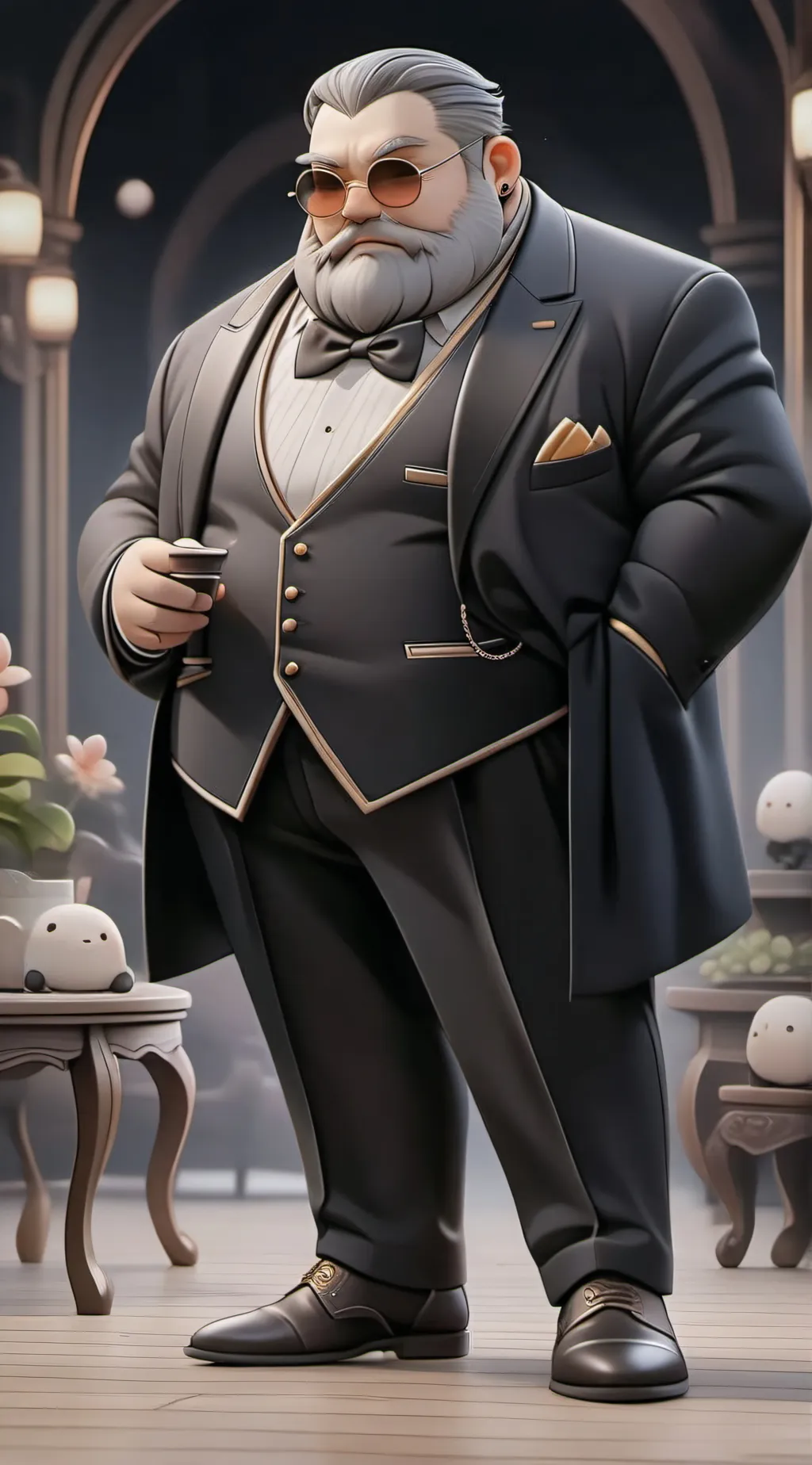 ai character: Ur Dad💀 background