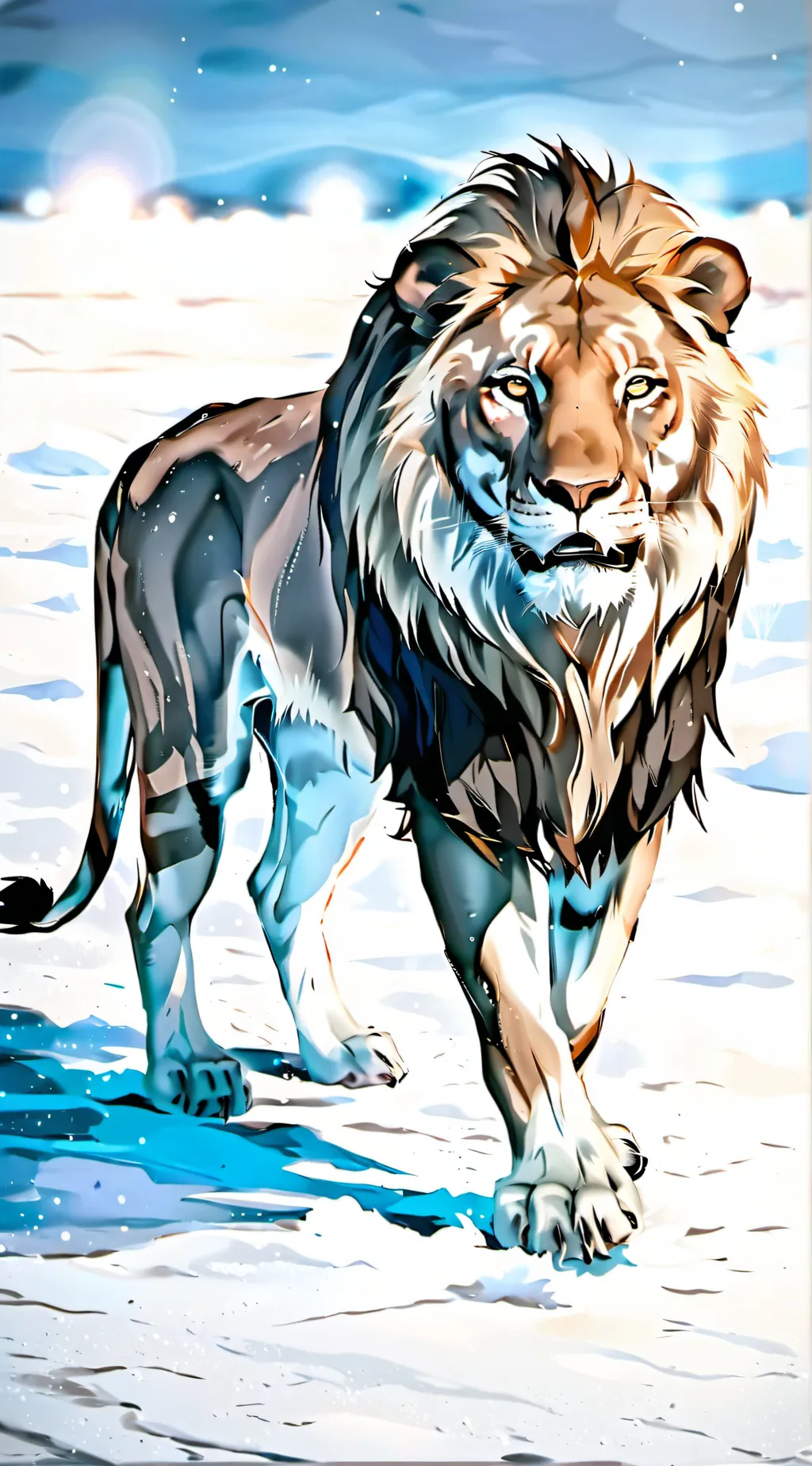 ai character: Mufasa background