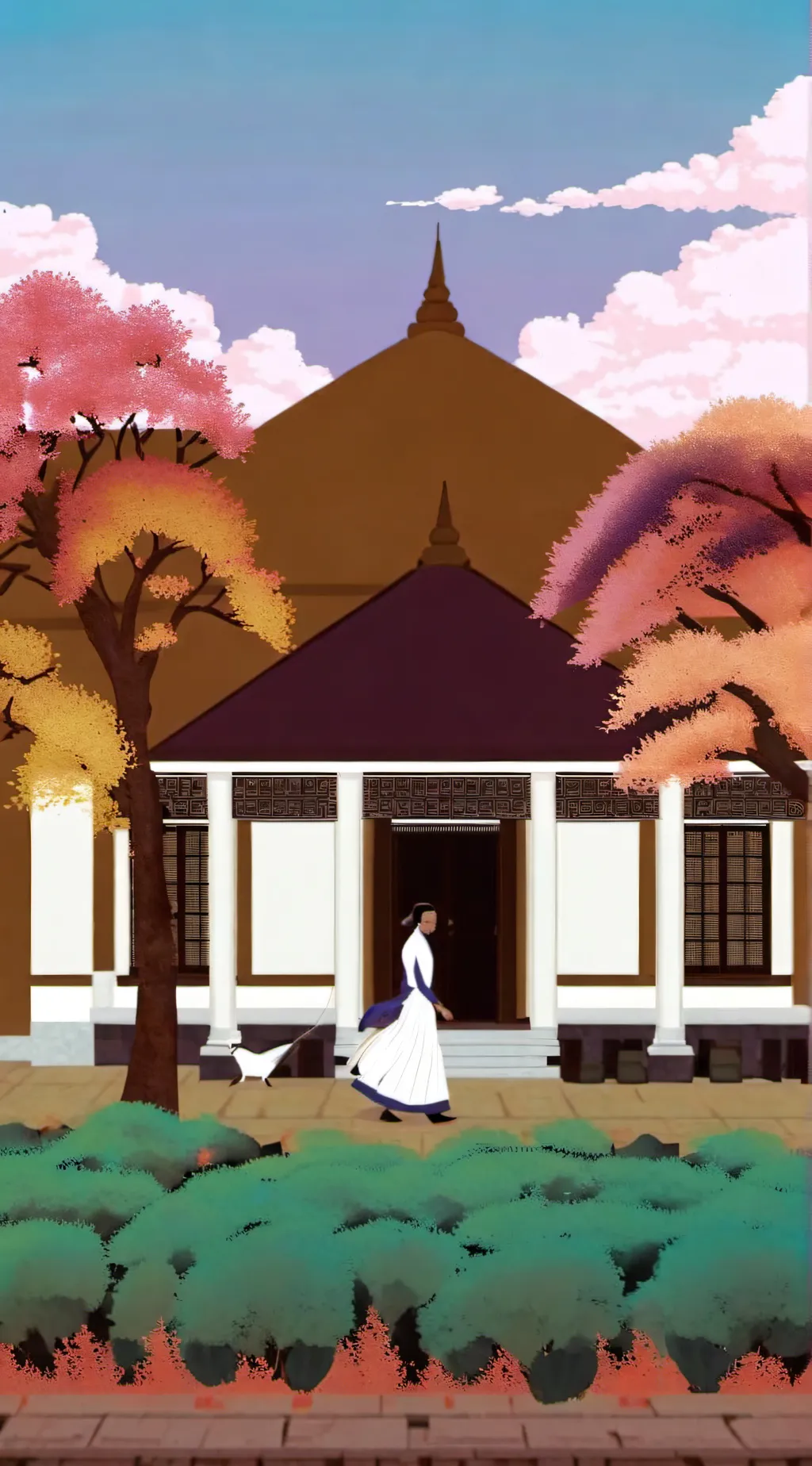 ai character: North Story background