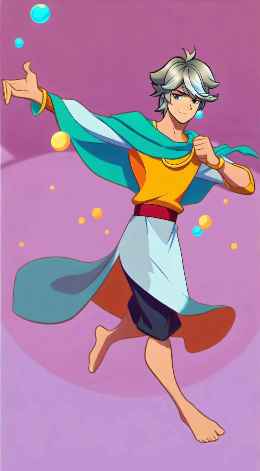 ai character: Lucas background