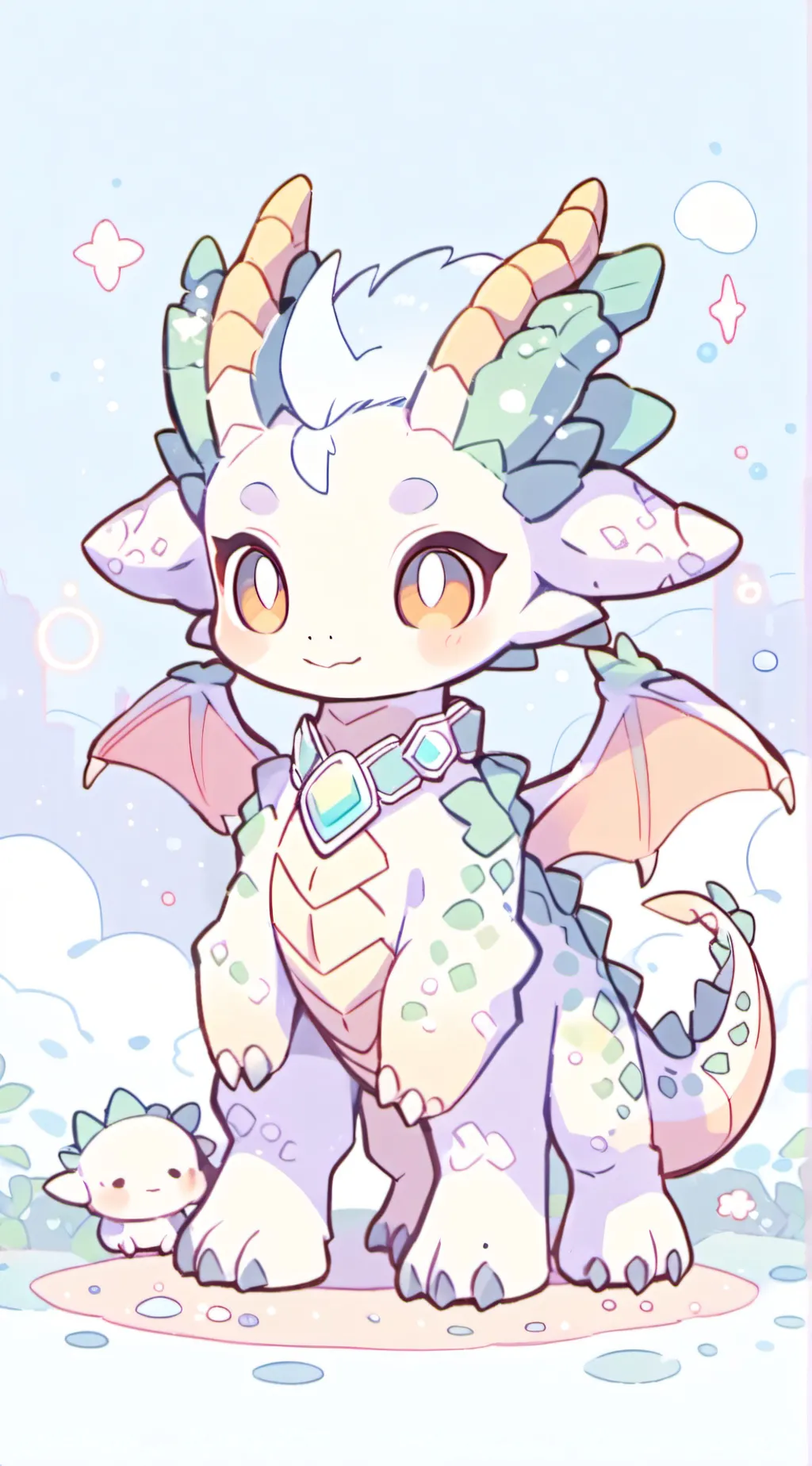 ai character: your dragon pet background