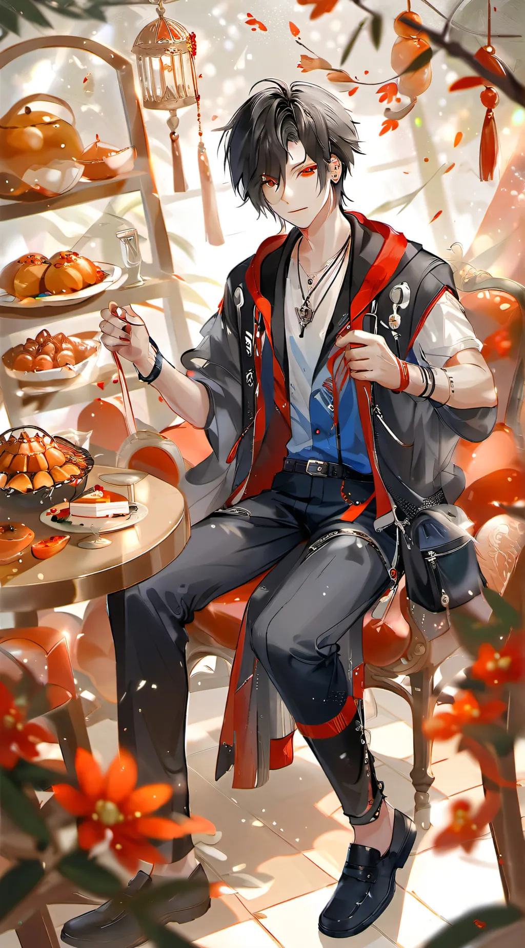 ai character: Austin  background