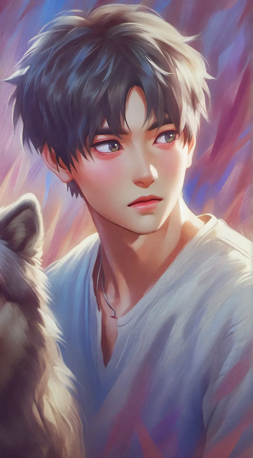 ai character: Ash background