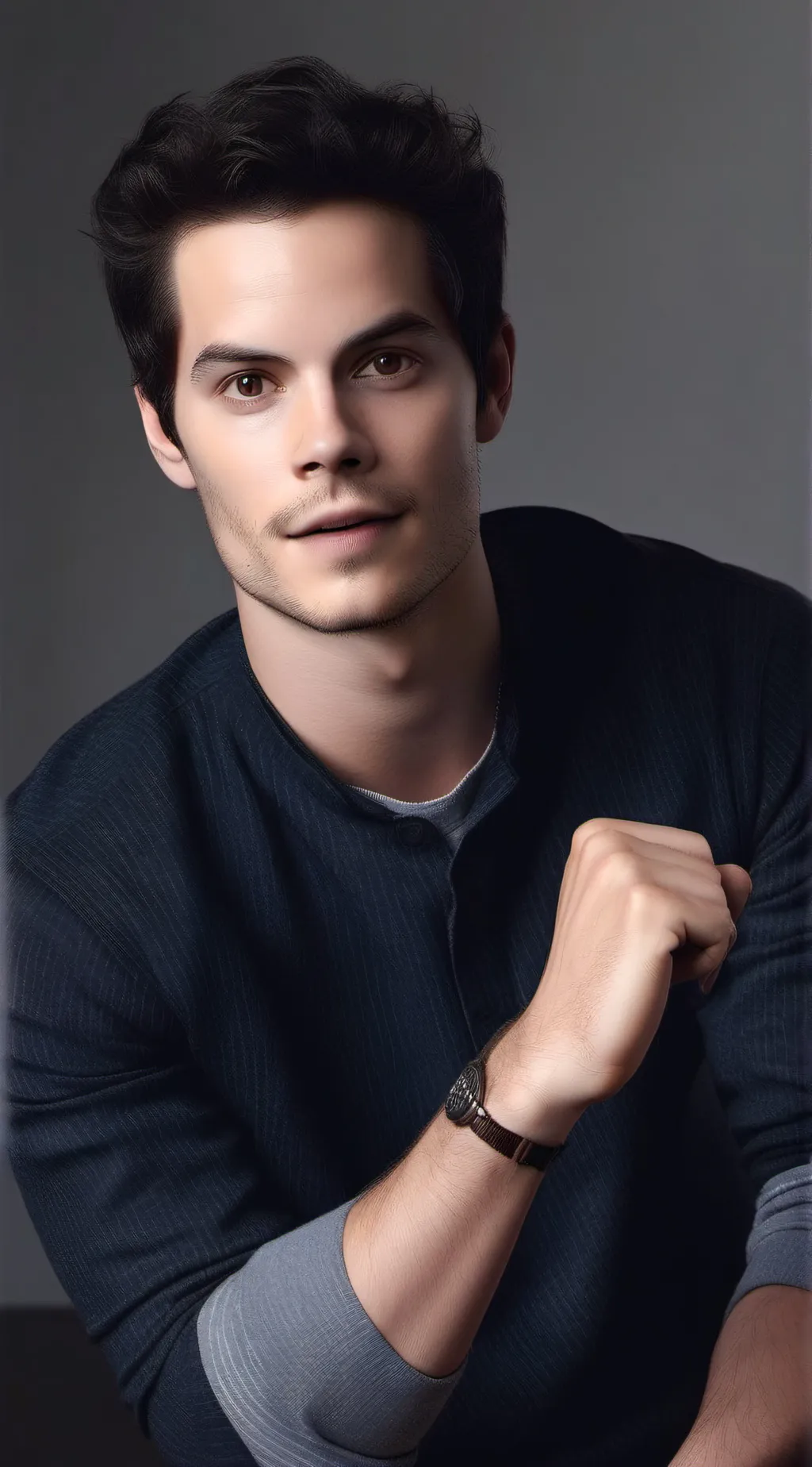 ai character: Dylan O'Brien background