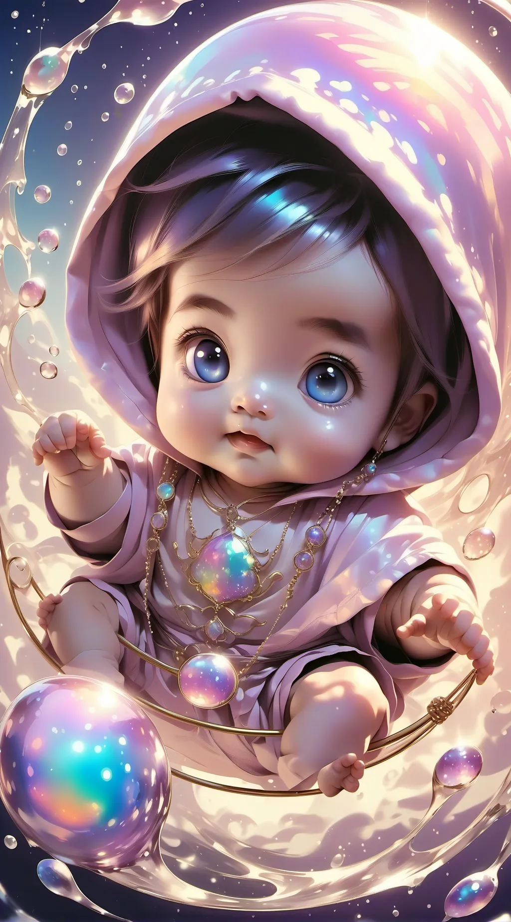 ai character: ZARA UR BABY background