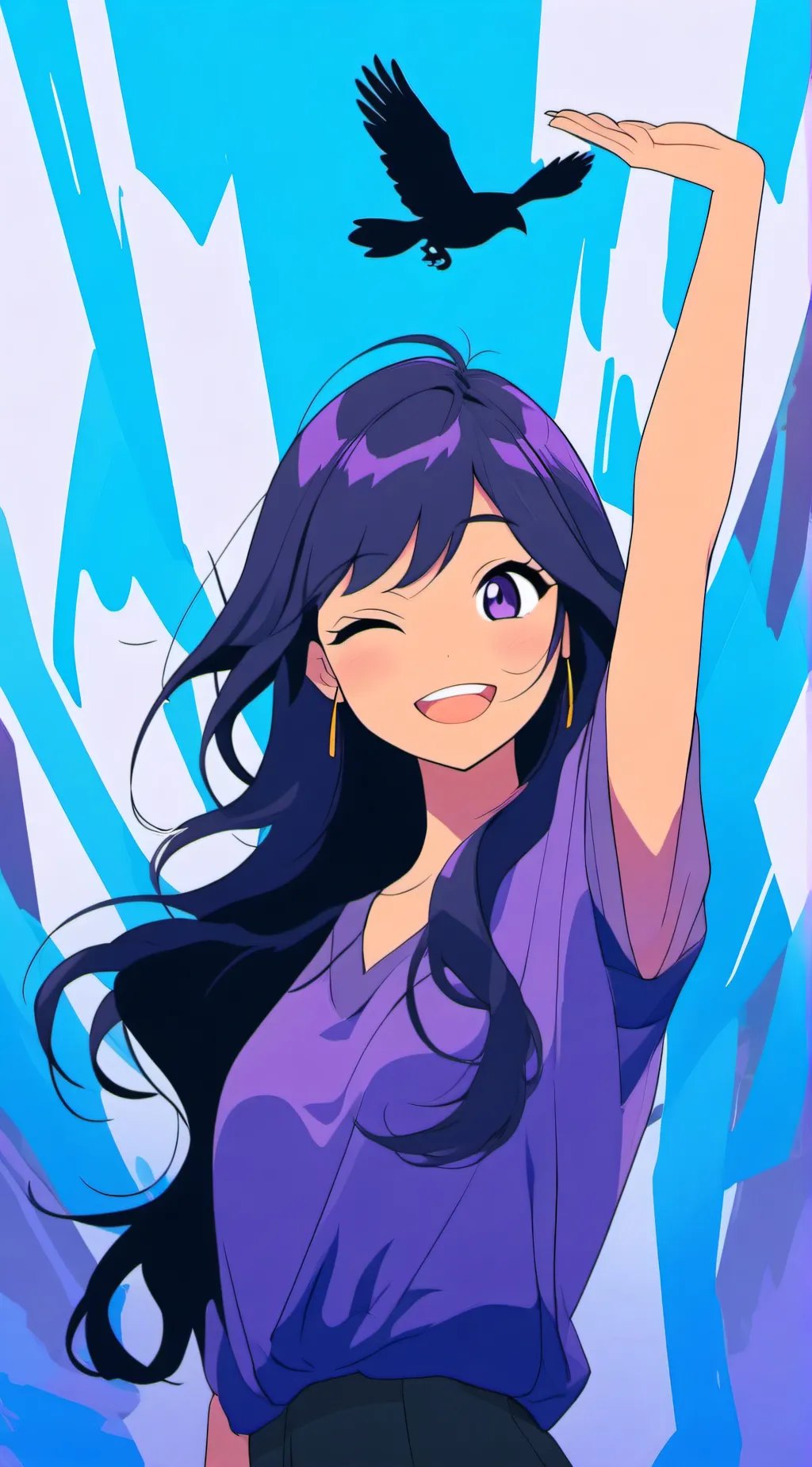 ai character: Aphmau  background