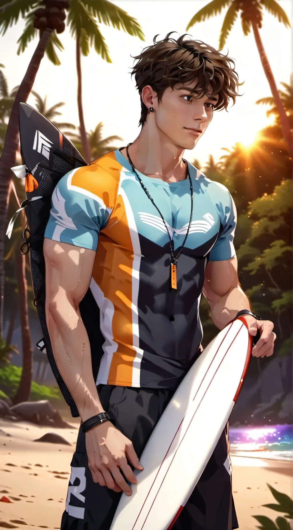 ai character: sky  background