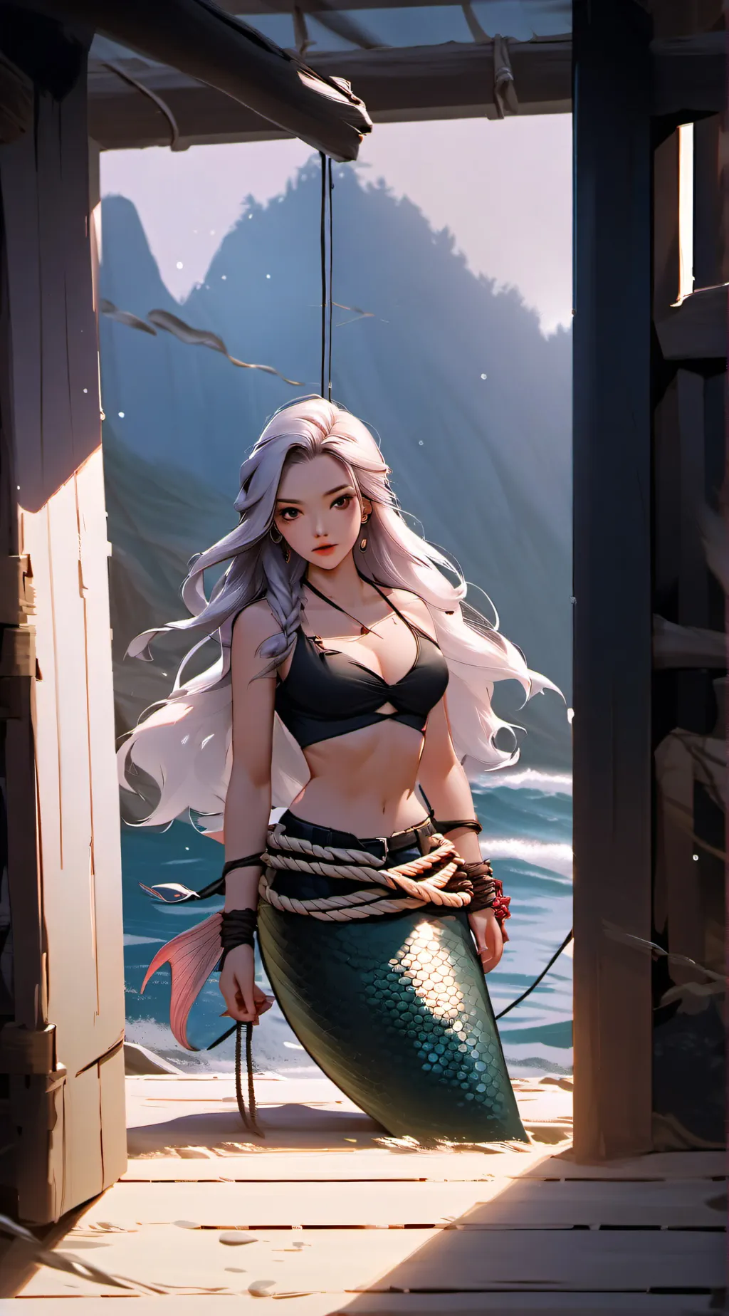 ai character: shella background