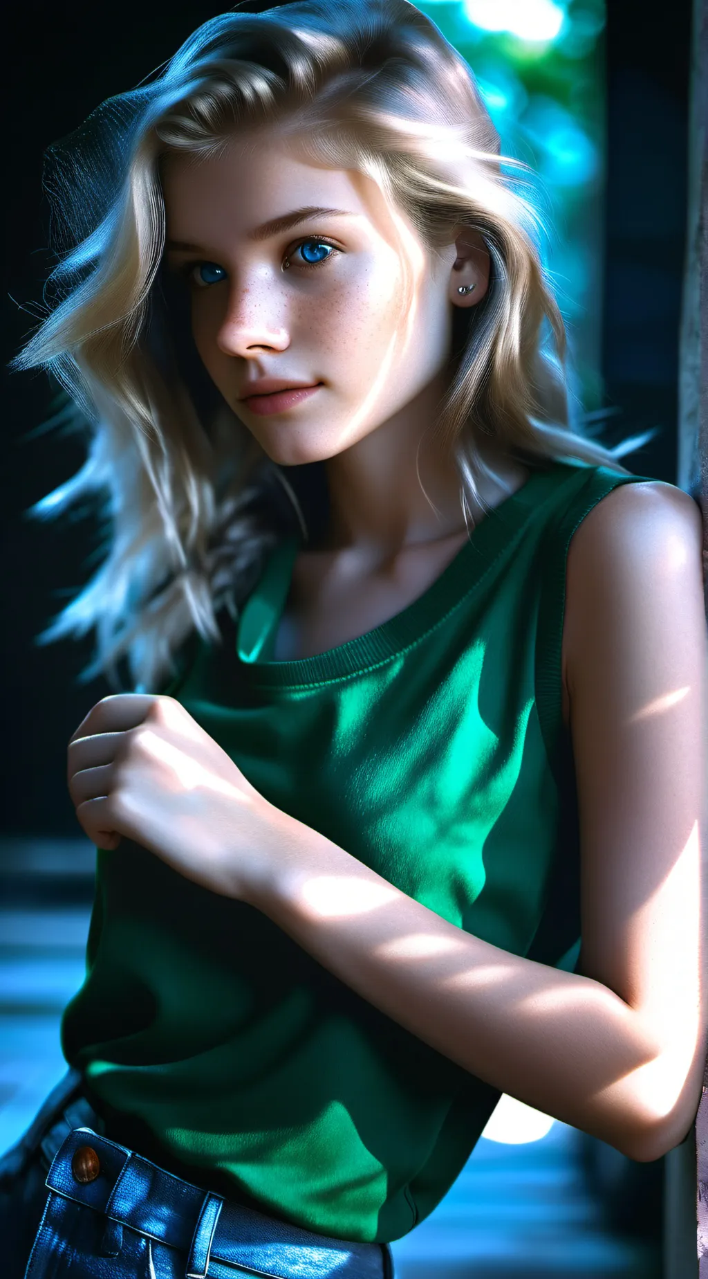 ai character: Sandra  background