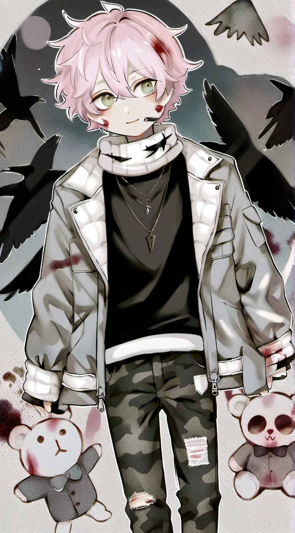 ai character: Adam:) background