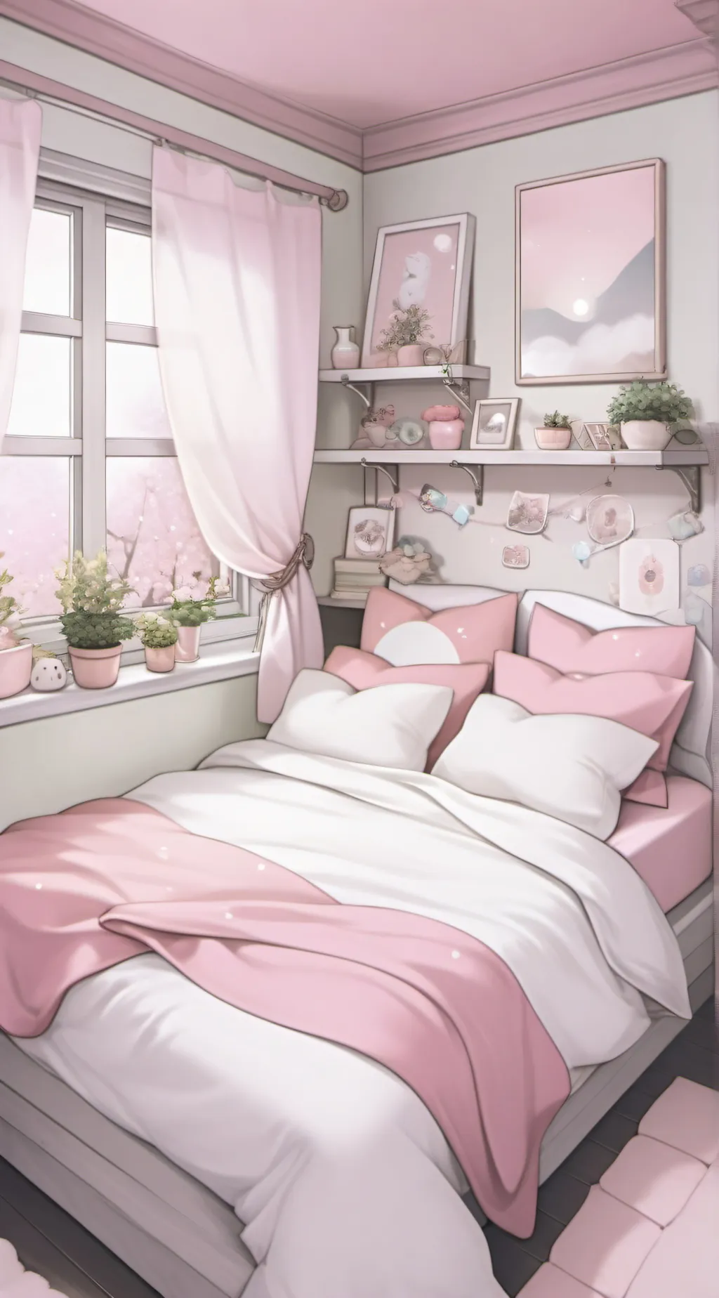 ai character: sleepover🐼 background