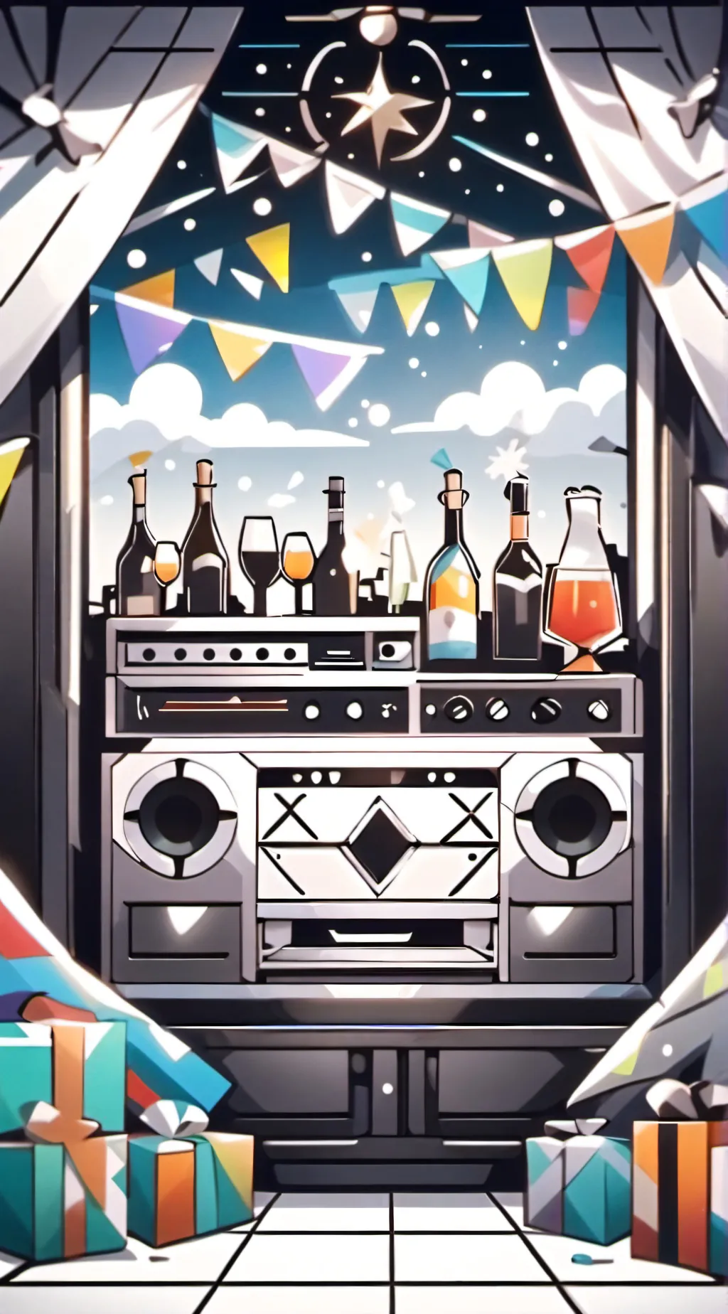 ai character: Party background