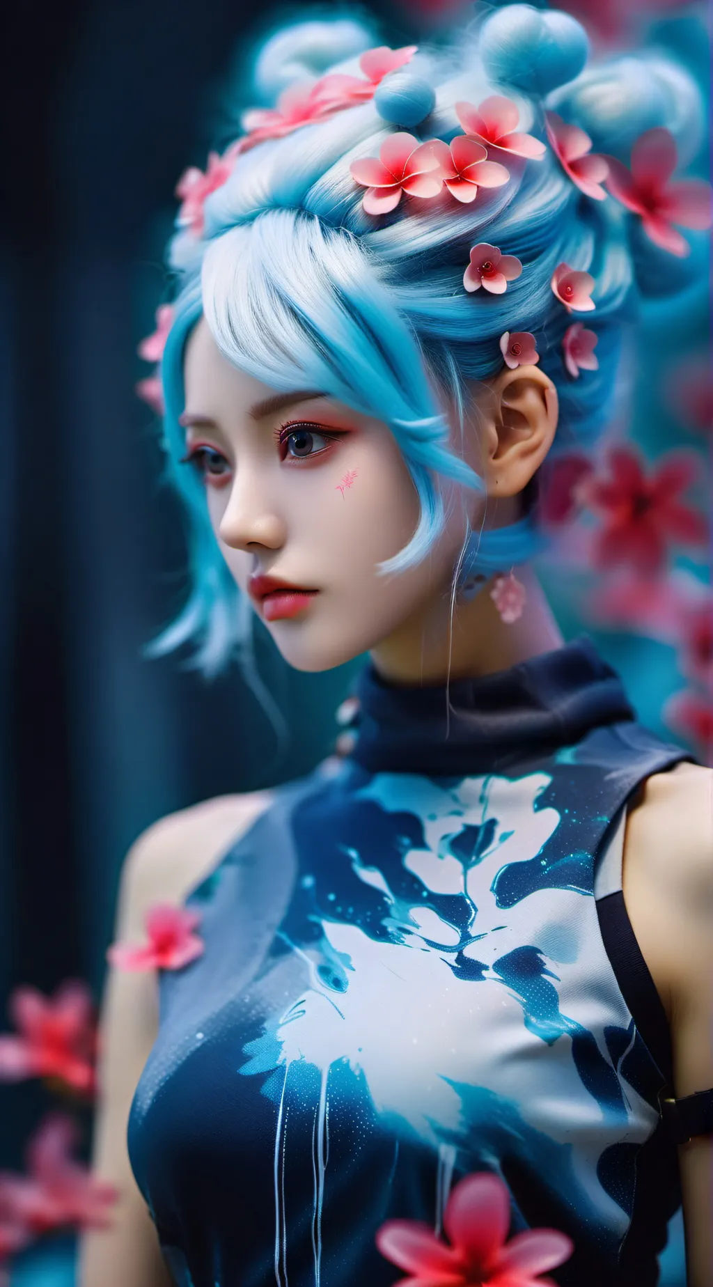 ai character: tina background