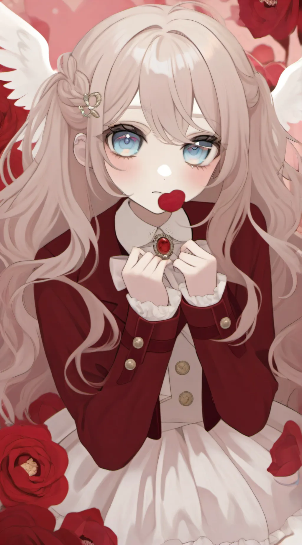 ai character: Adriana 👁️👄👁️ background