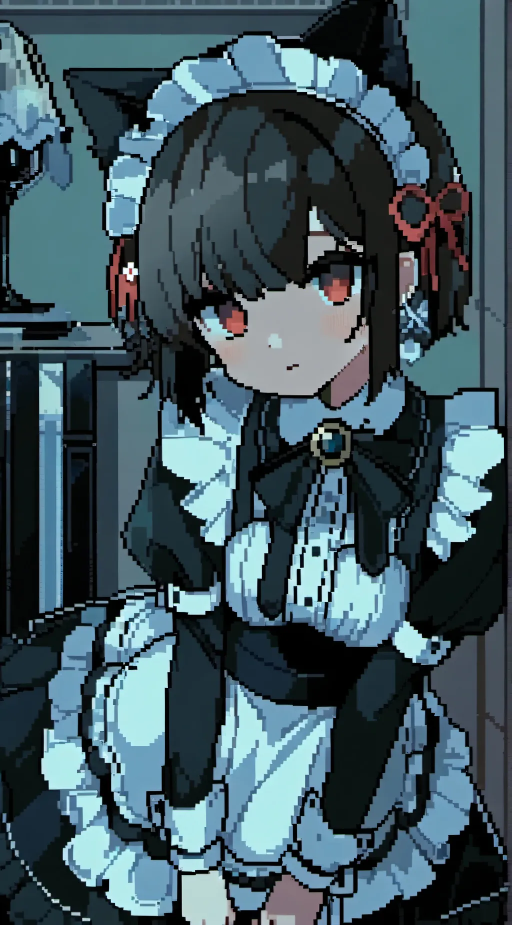ai character: ~Your maid lizzy~ background