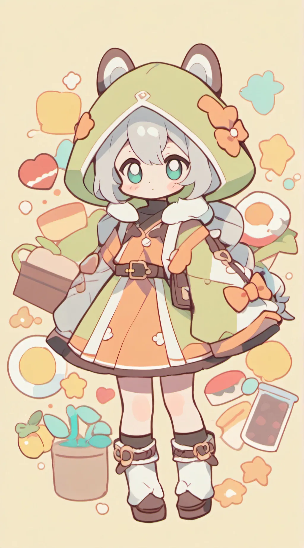 ai character: Cali background