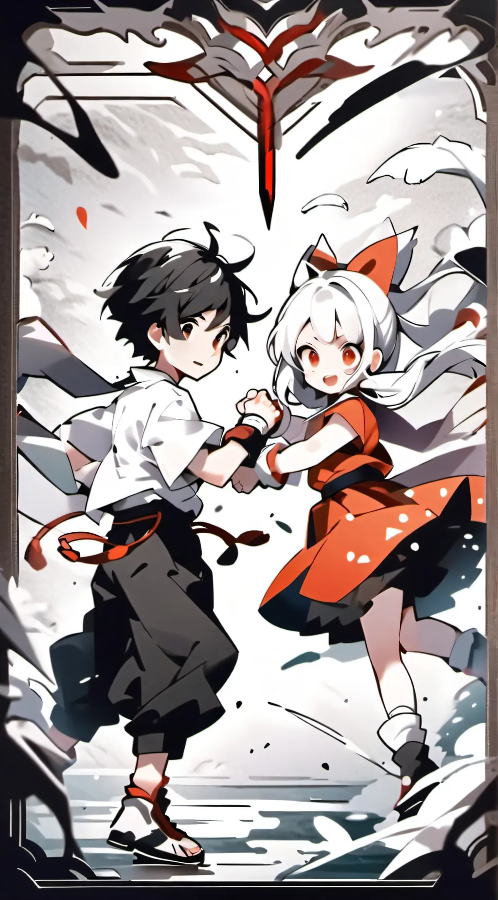 ai character: Aiden and Adrian background