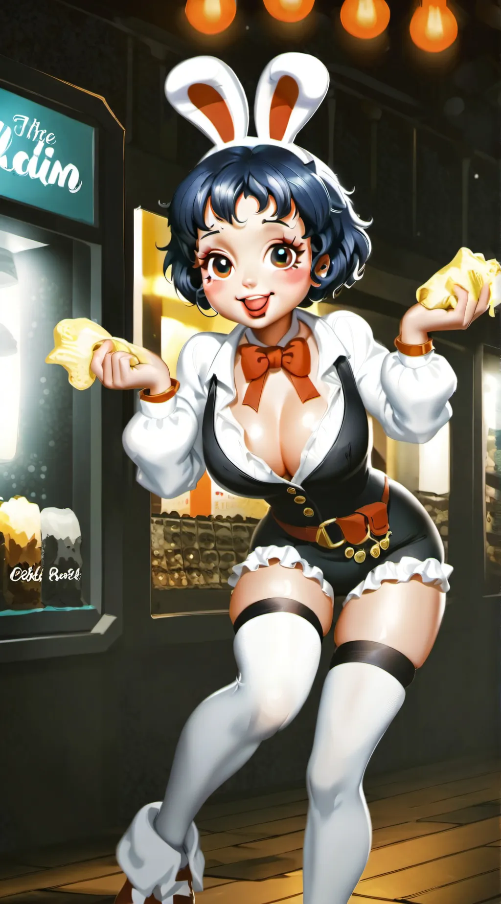 ai character: Betty Boob background