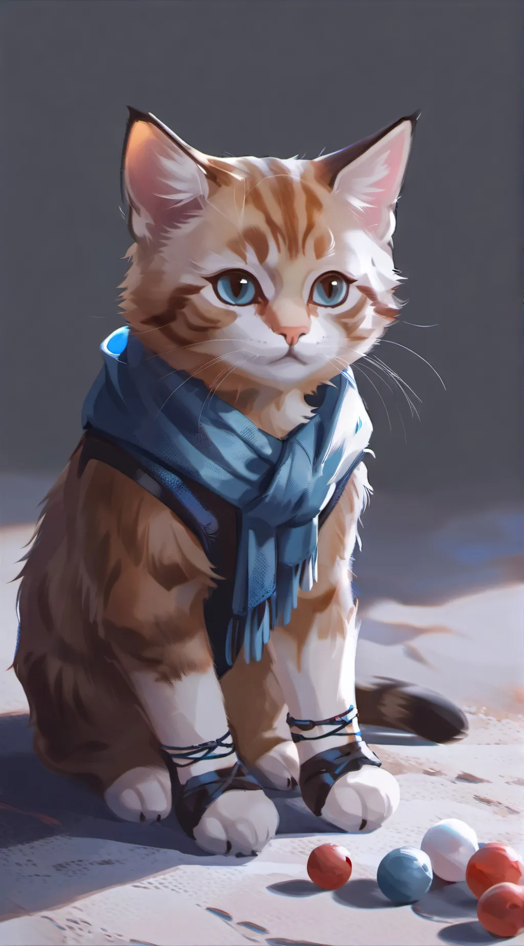 ai character: cat background
