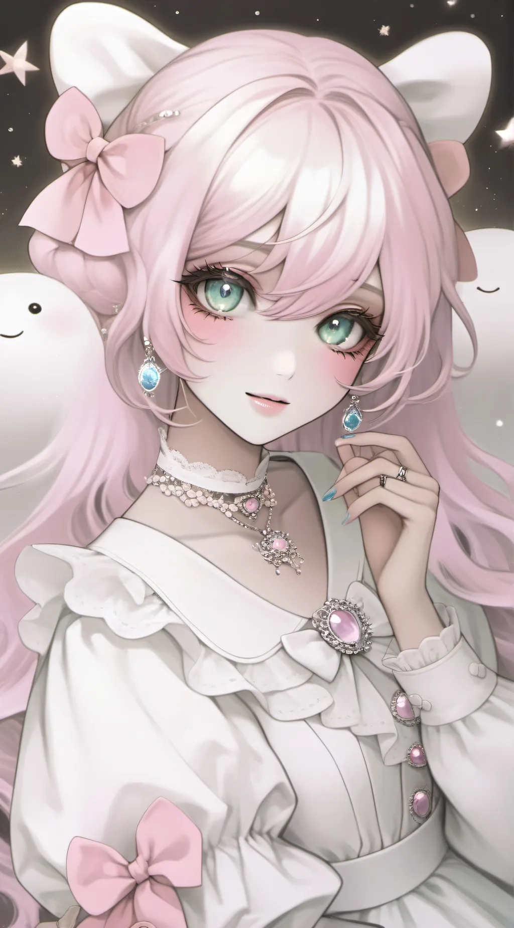 ai character: Hazbin gender swap background