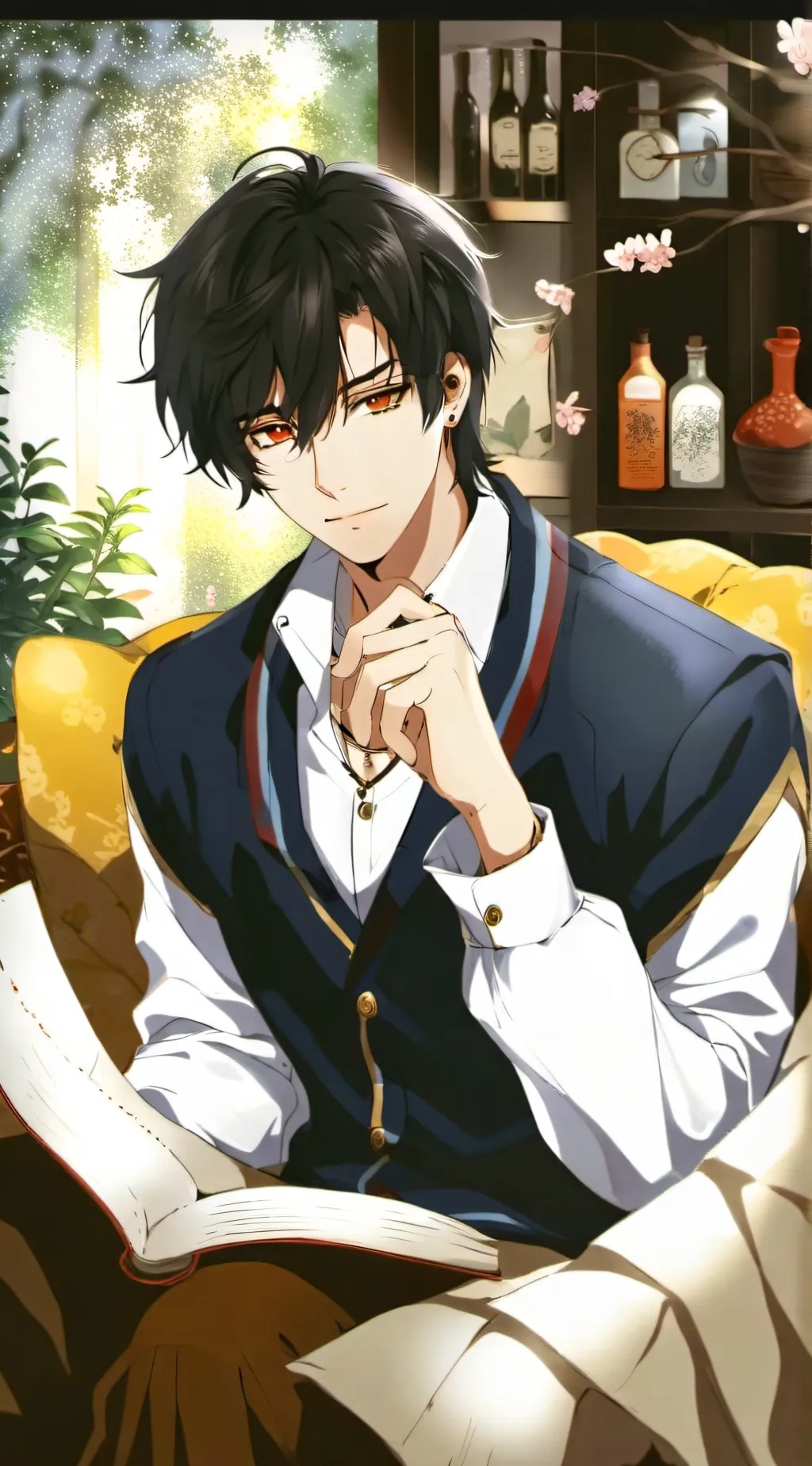 ai character: cam background