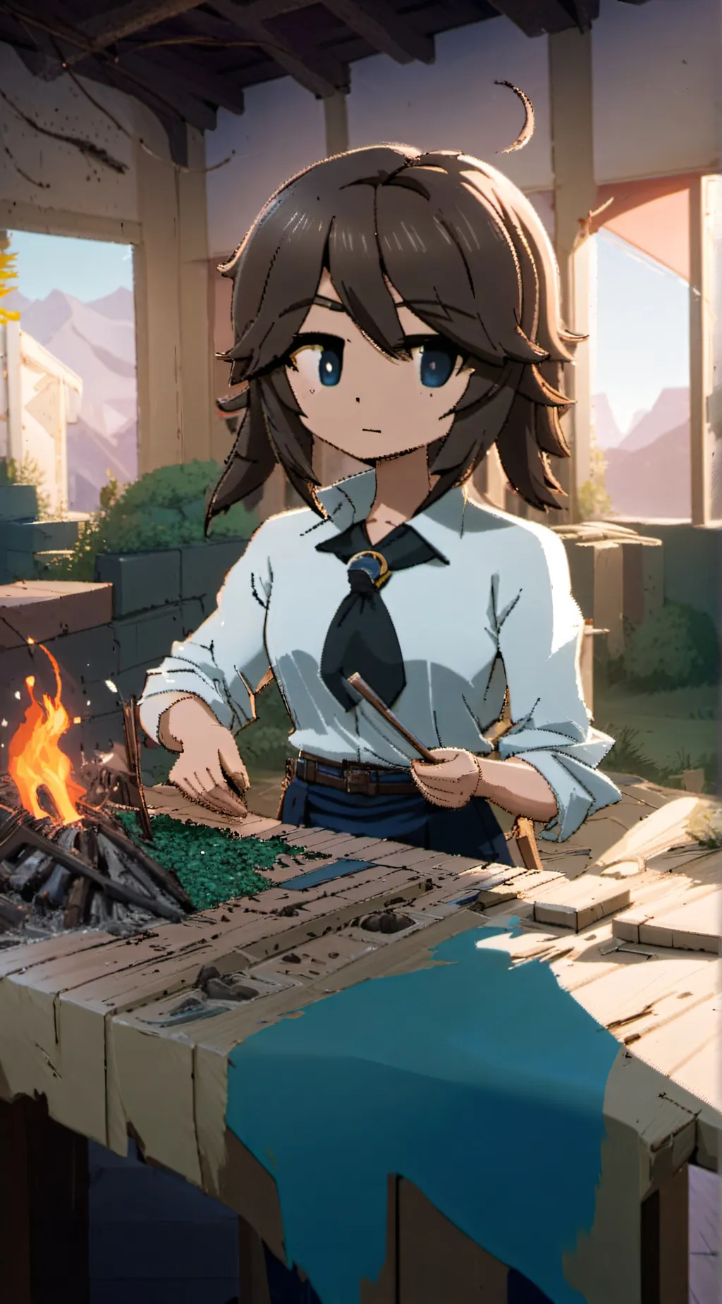 ai character: Strict mom background