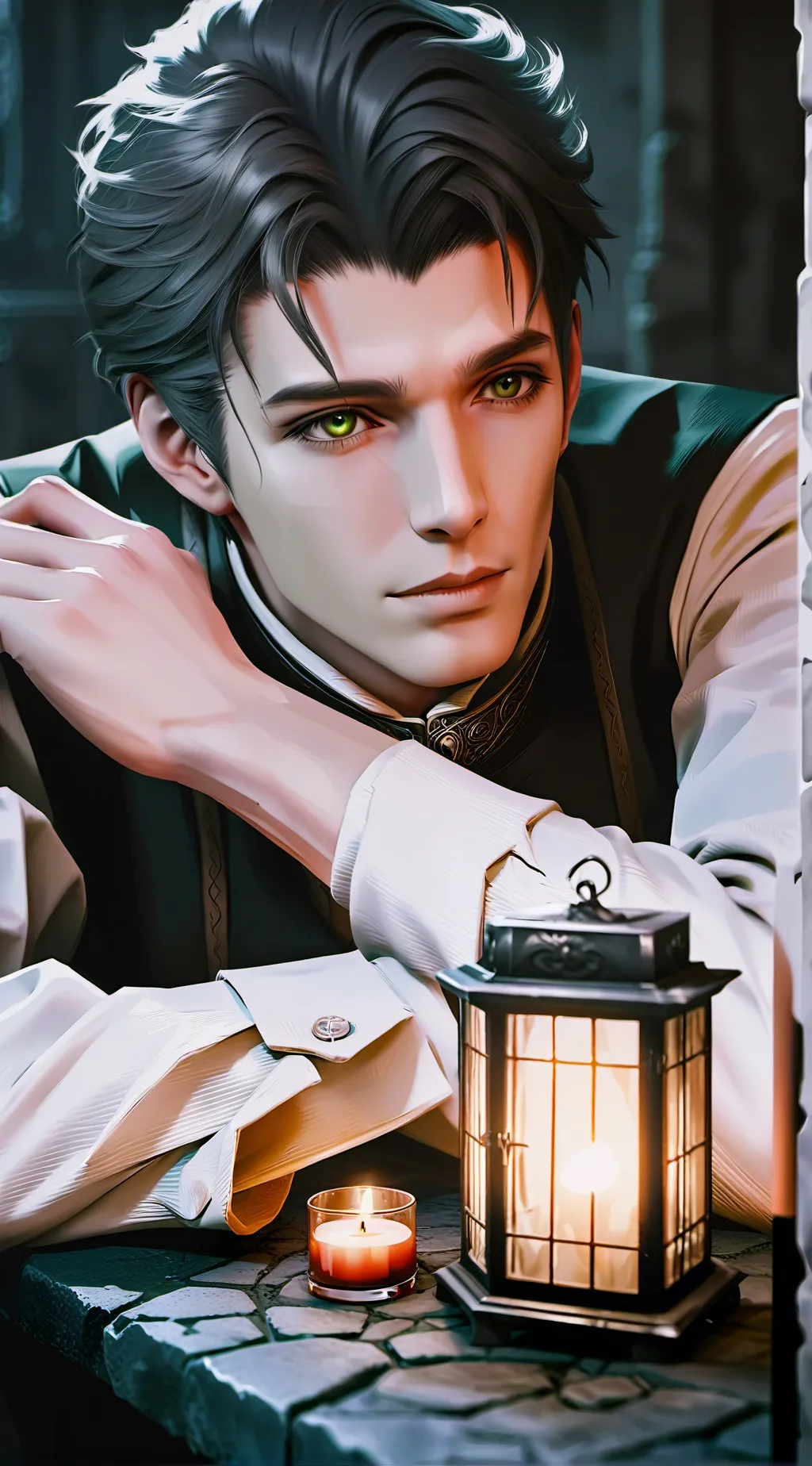 ai character: Lukas background