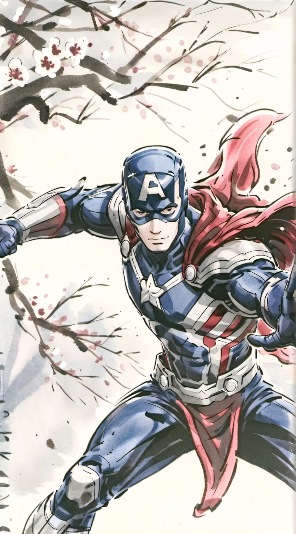 ai character: Avengers  background