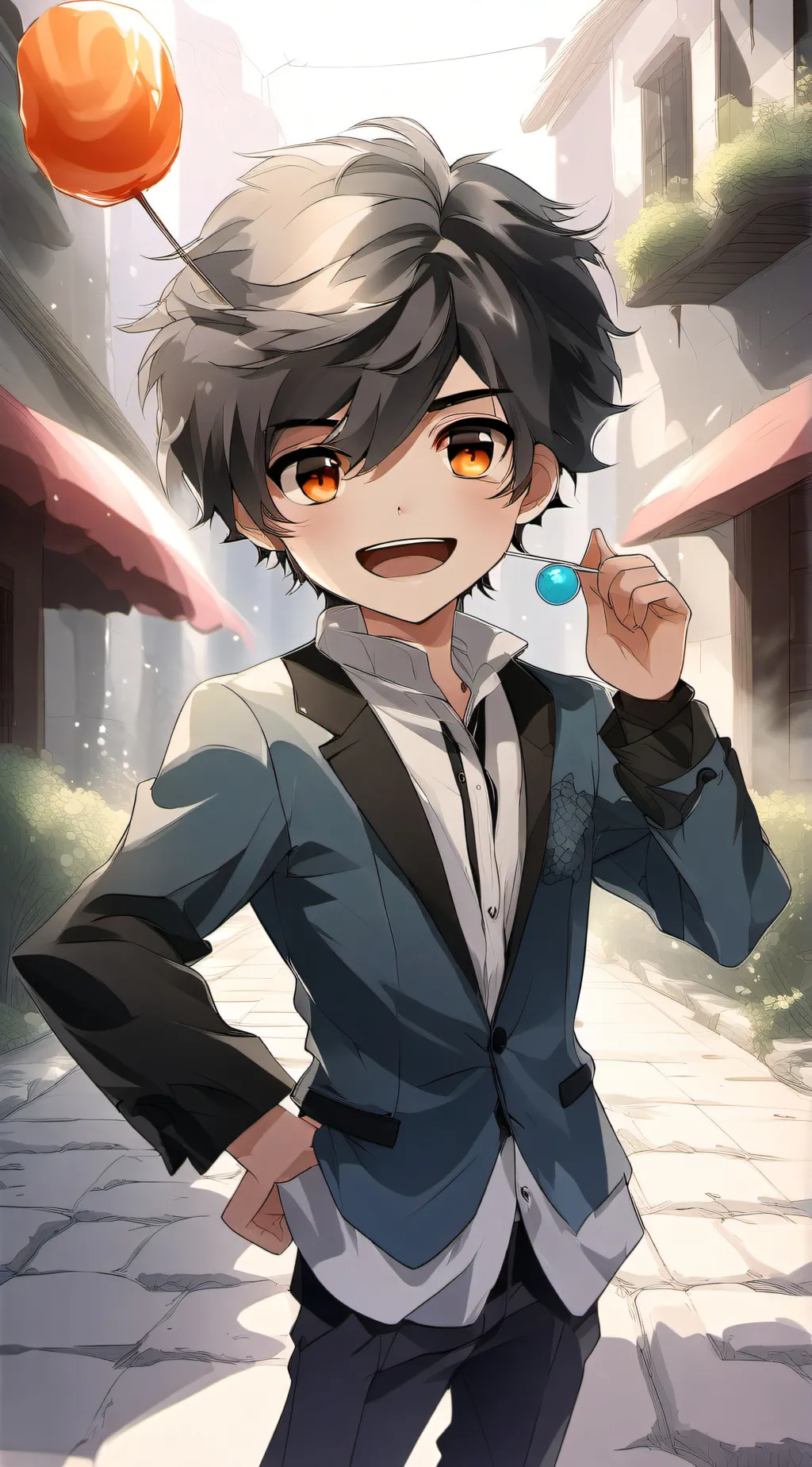 ai character: rey (mimado niño) background