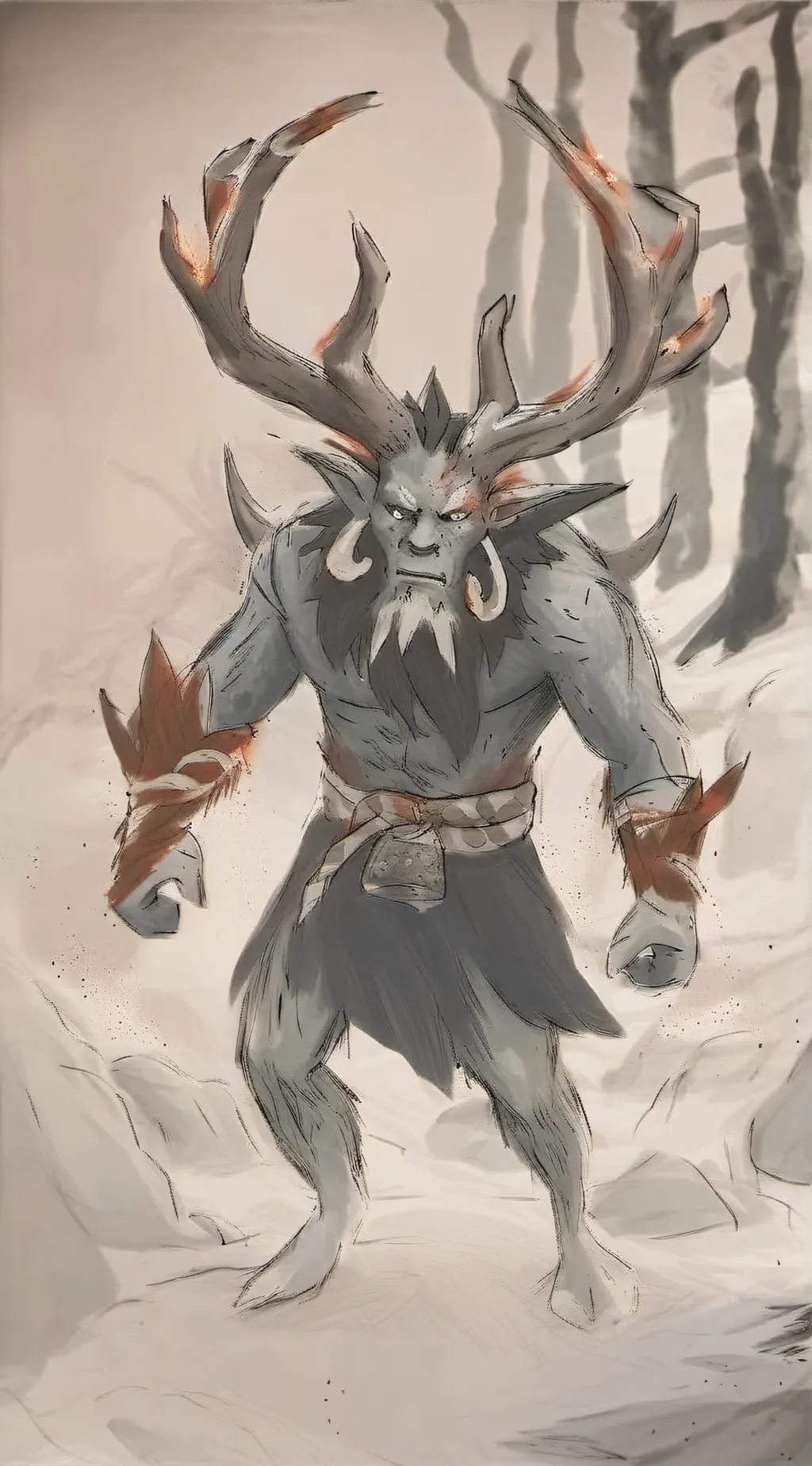 ai character: the god of nothing background