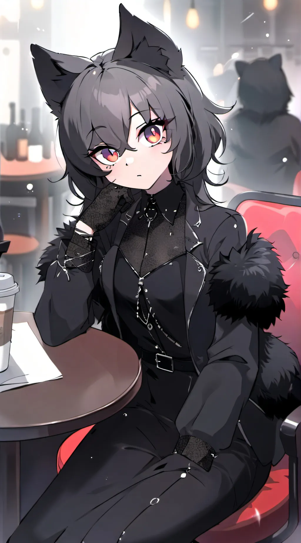 ai character: inky background