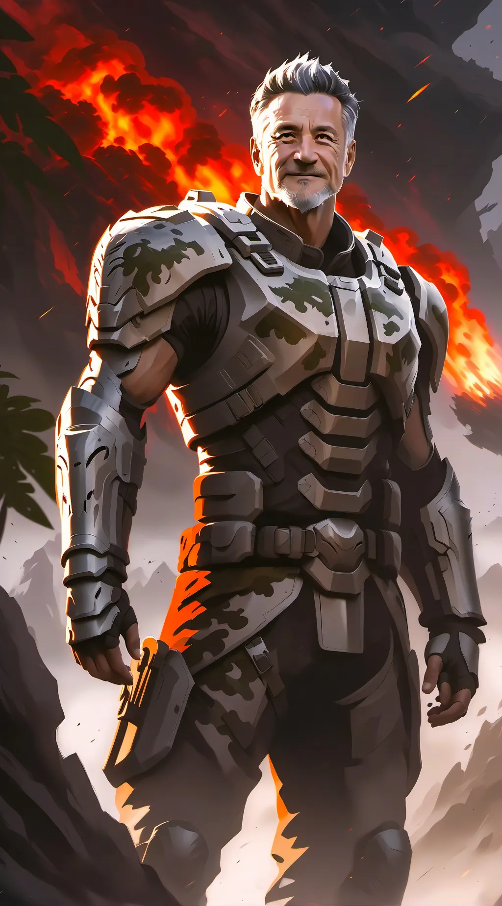 ai character: Charlemagne background