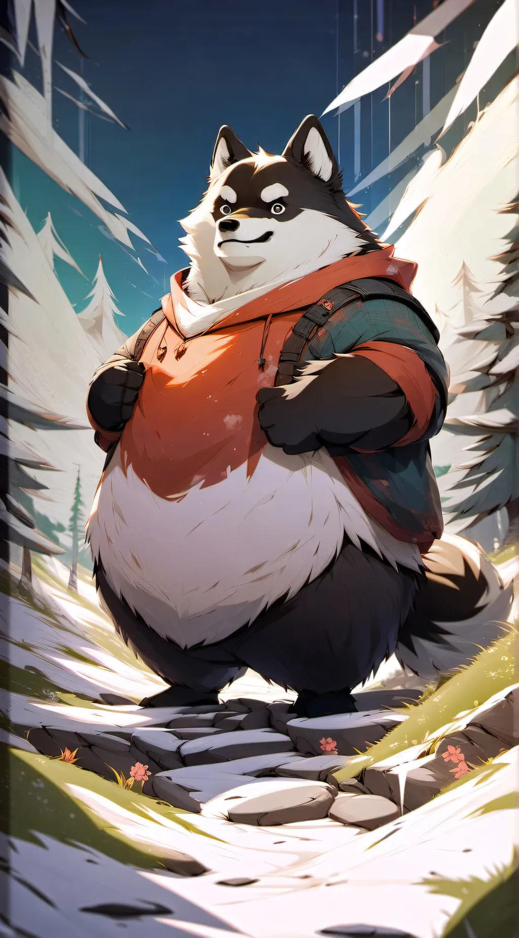 ai character: mocha background