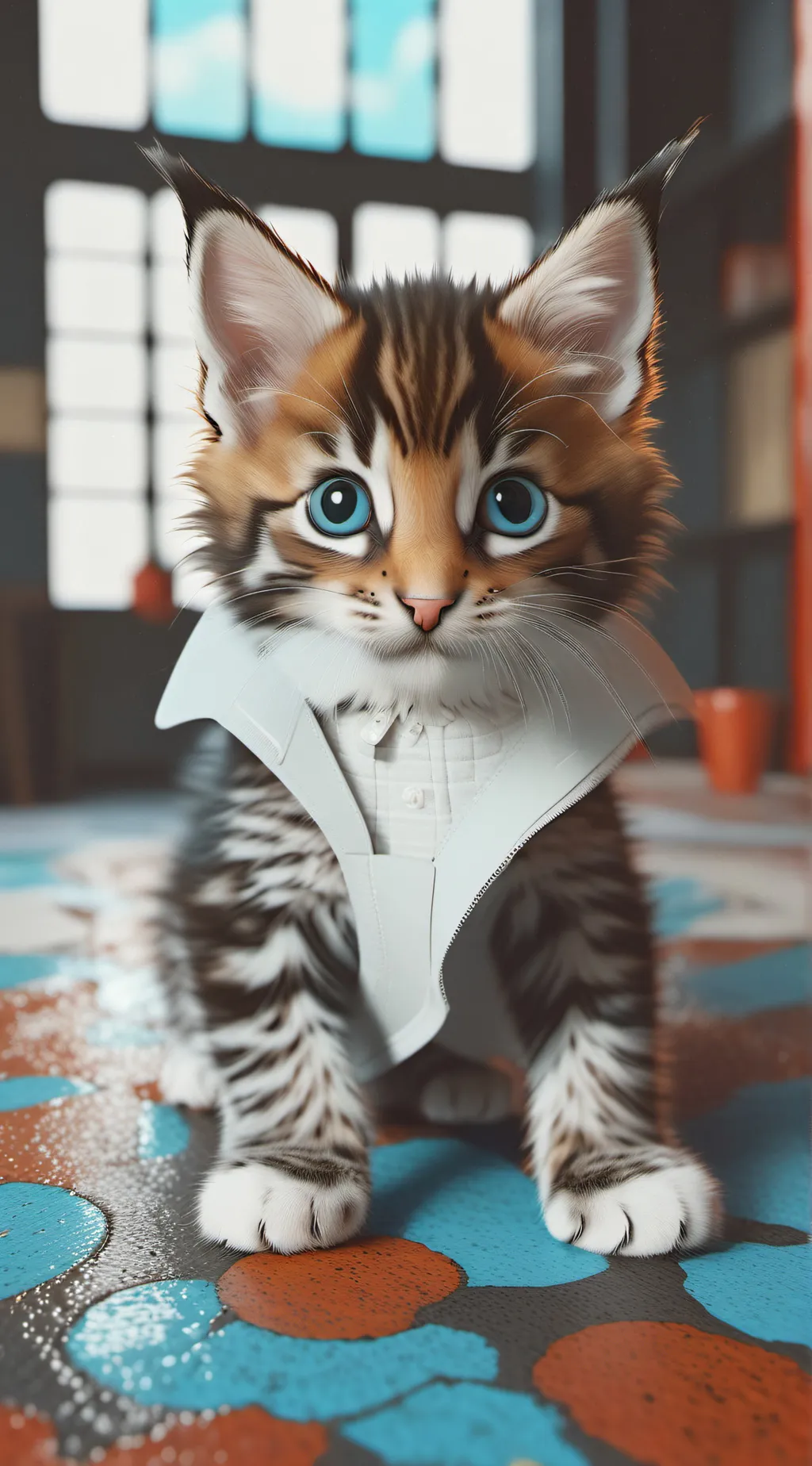 ai character: Kitten background
